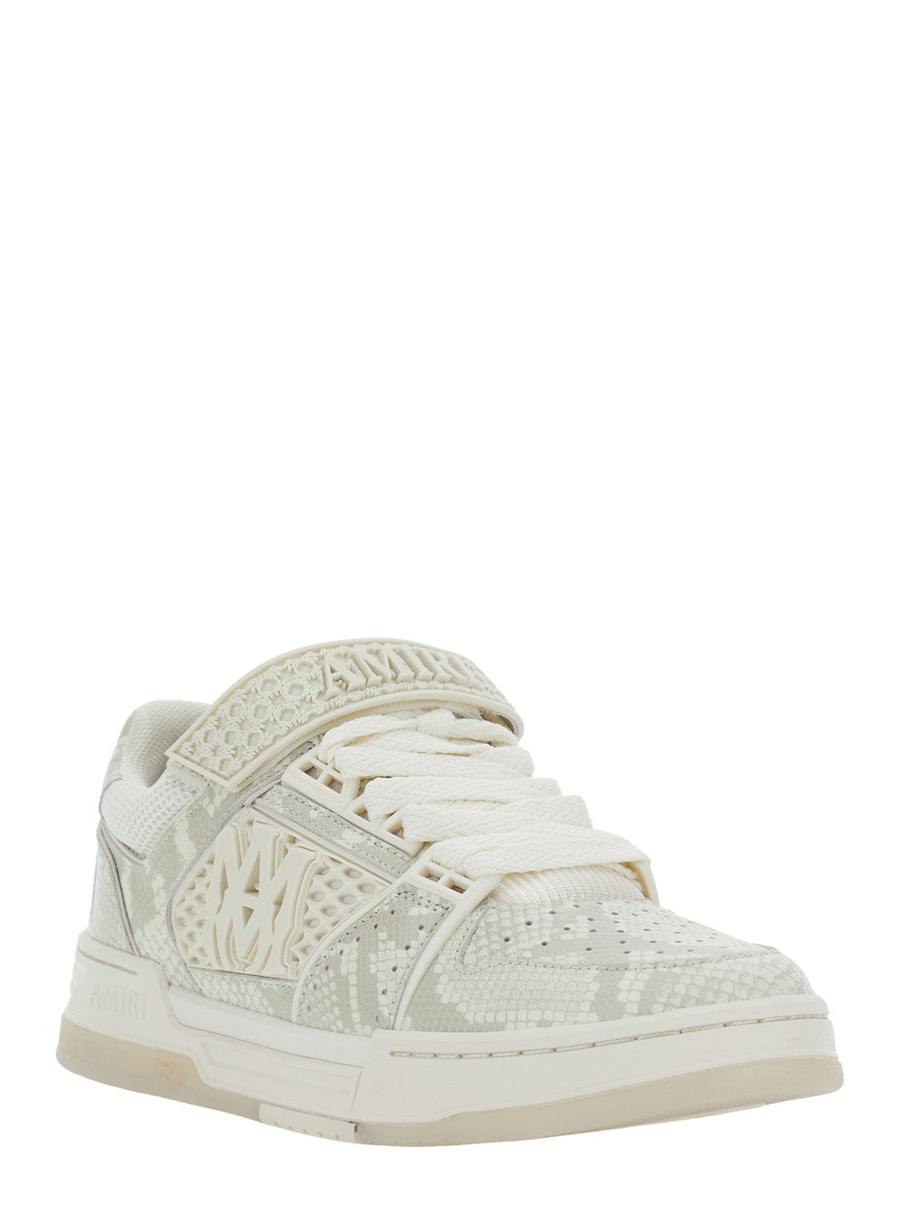 Amiri Men Beige Sneakers With Contrast Details AMIRI