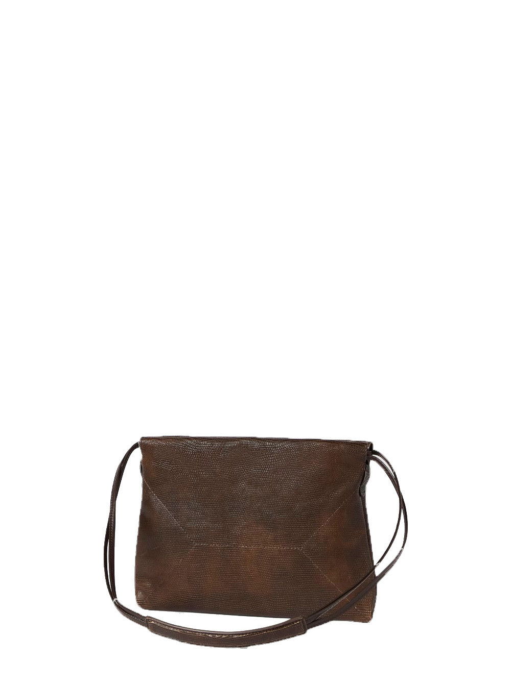 Brunello Cucinelli Women Brown Shoulder Bag With Drawstring Closure And Monile In Suede For Women BRUNELLO CUCINELLI
