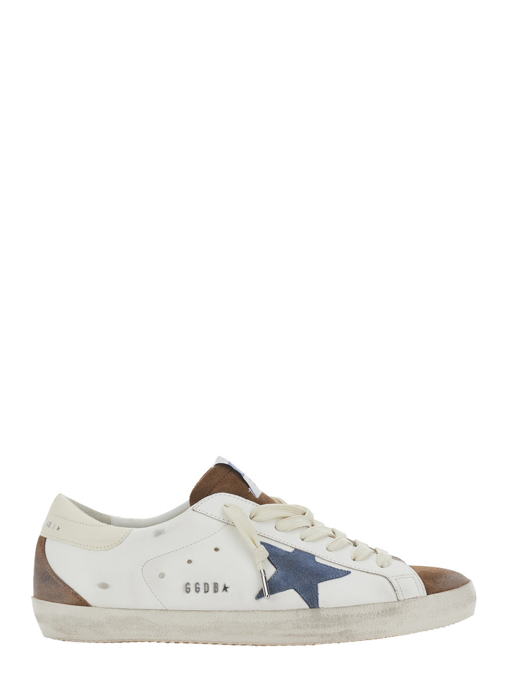 Golden Goose Men Sneakers Superstar With Leather And Logo White Unisex GOLDEN GOOSE