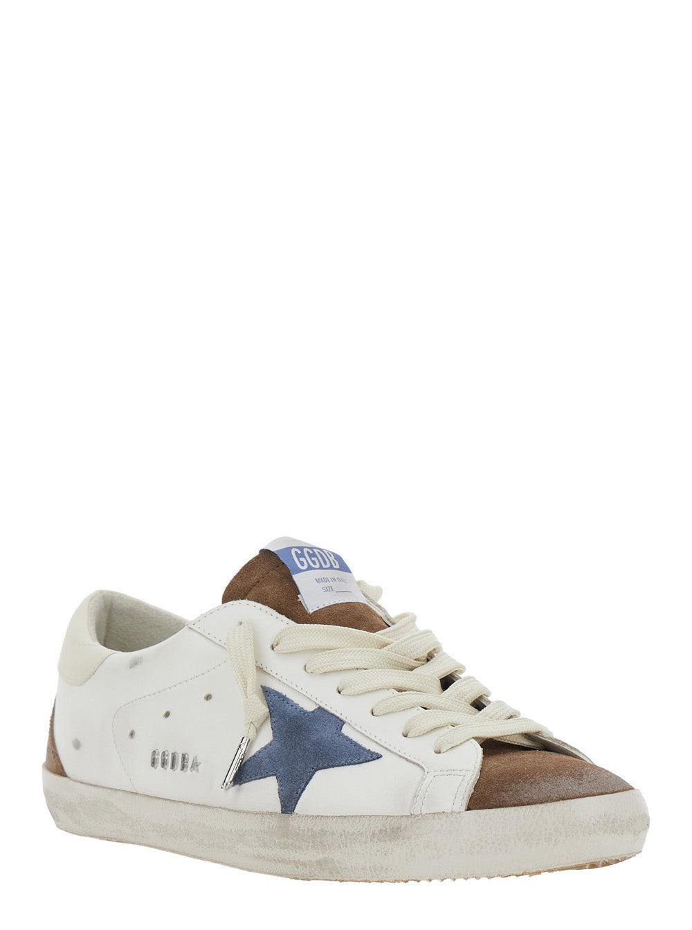 Golden Goose Men Sneakers Superstar With Leather And Logo White Unisex GOLDEN GOOSE