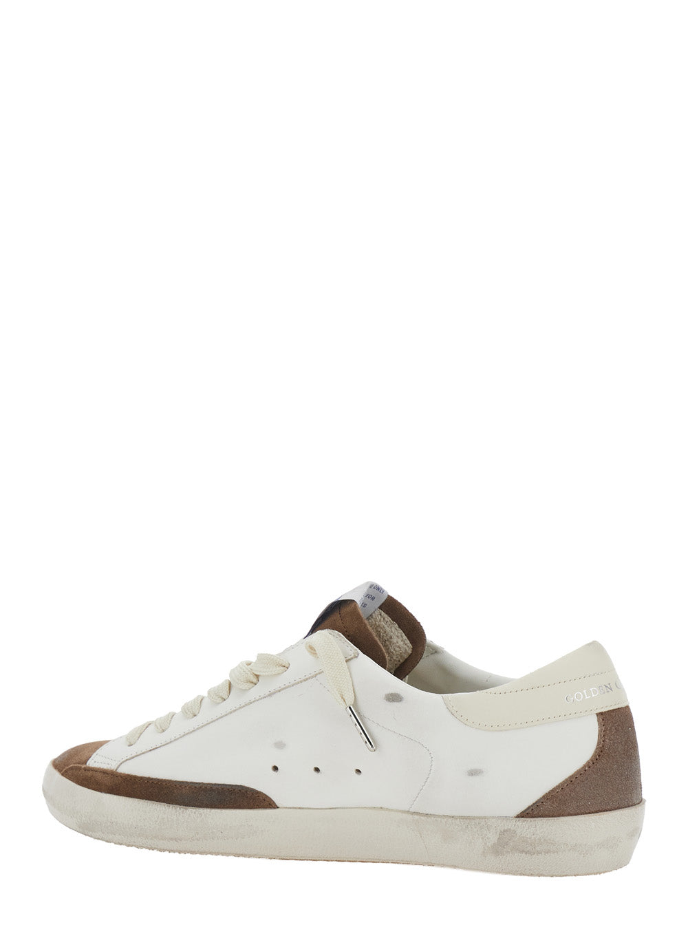 Golden Goose Men Sneakers Superstar With Leather And Logo White Unisex GOLDEN GOOSE
