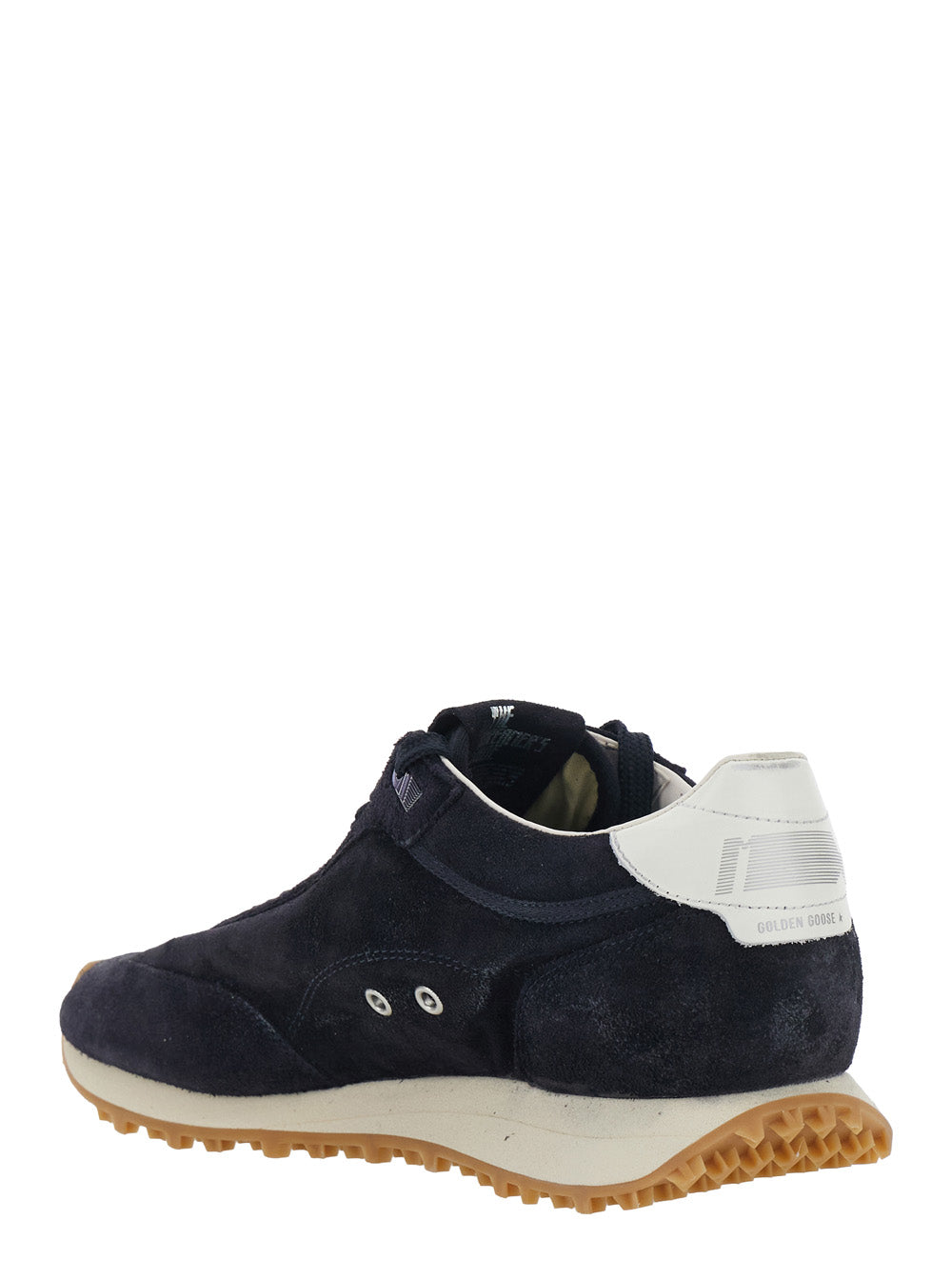 Golden Goose Men Sneakers Runnig Maratone With Leather And Blue Unisex GOLDEN GOOSE