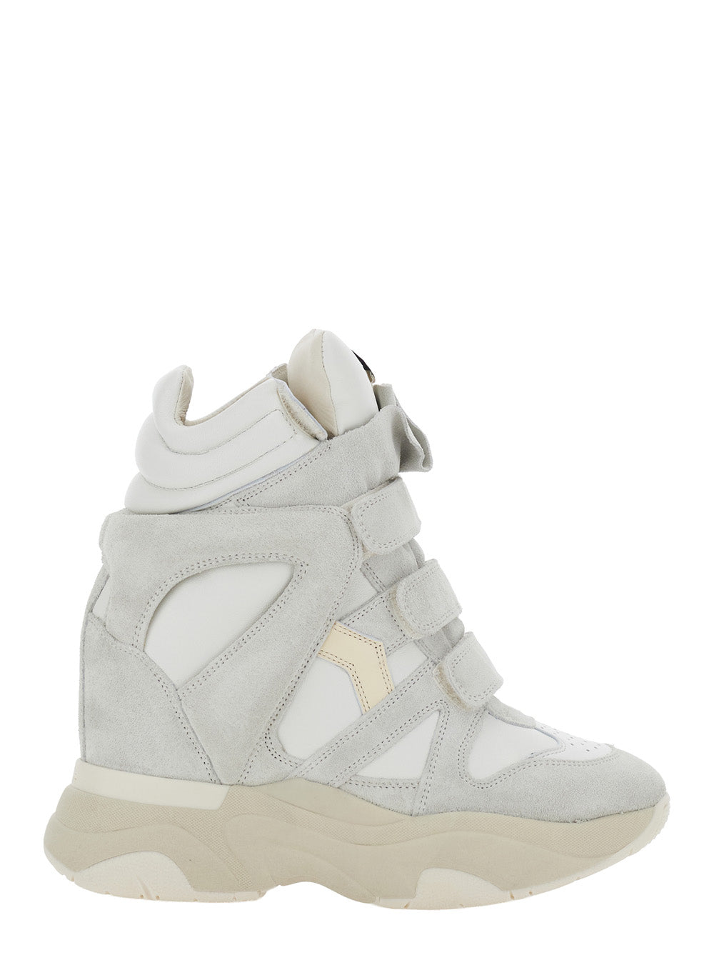 Isabel Marant Women Balskee-Gz Sneakers With Rubber Sole And White Tech Fabric Upper For Women ISABEL MARANT