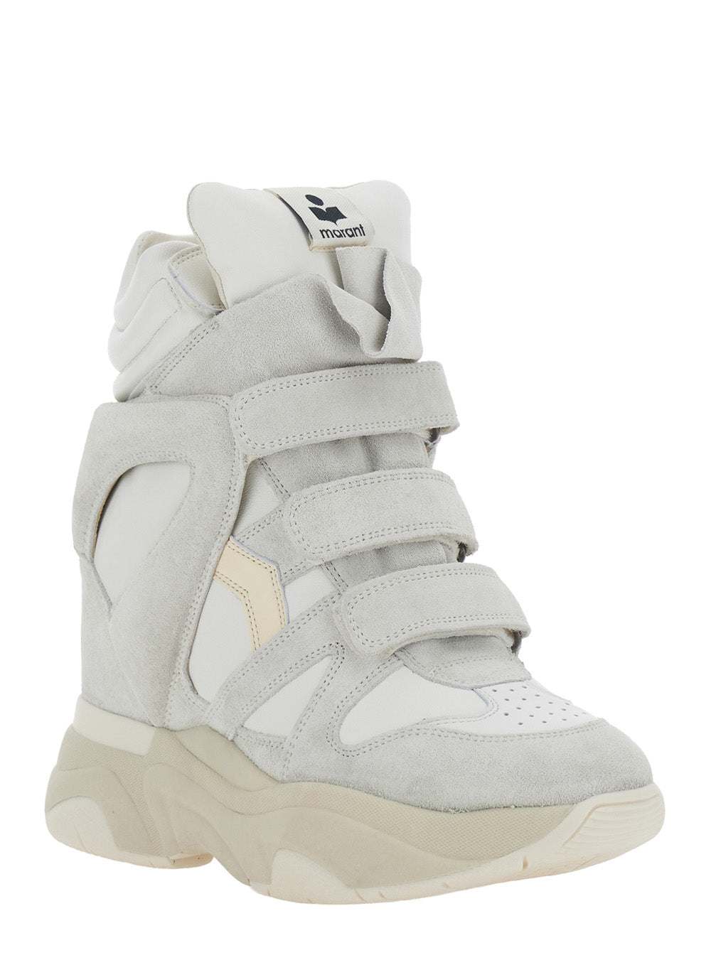 Isabel Marant Women Balskee-Gz Sneakers With Rubber Sole And White Tech Fabric Upper For Women ISABEL MARANT