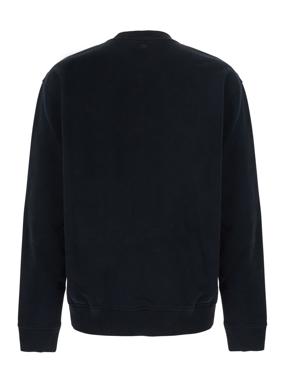 Ami Paris Men Sweatshirt With Ami De Coeur Logo And Long Sleeves In Black Cotton Unisex AMI PARIS