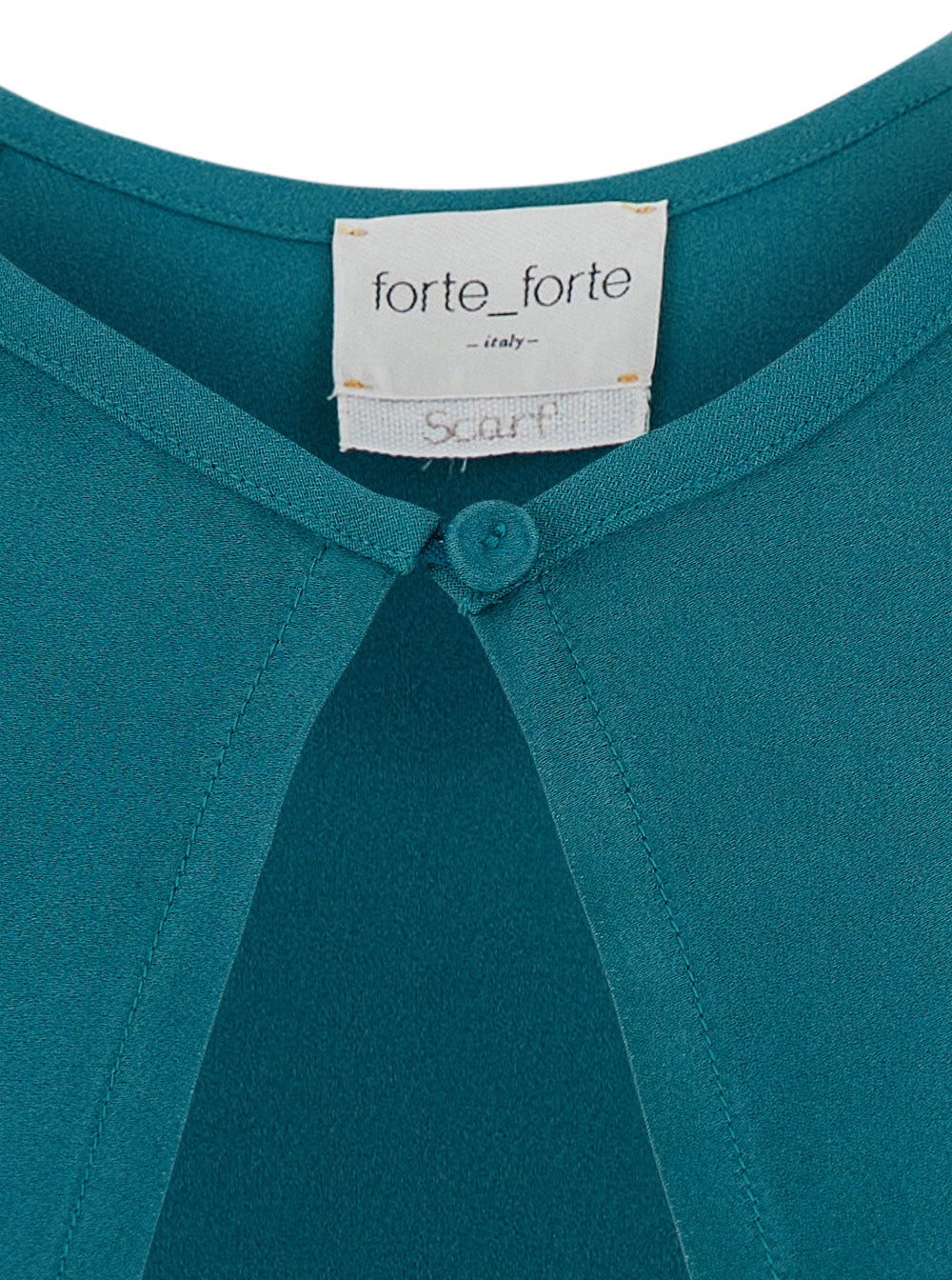 Forte_Forte Women Blue Cape With Elegant Silk Details For Women FORTE FORTE