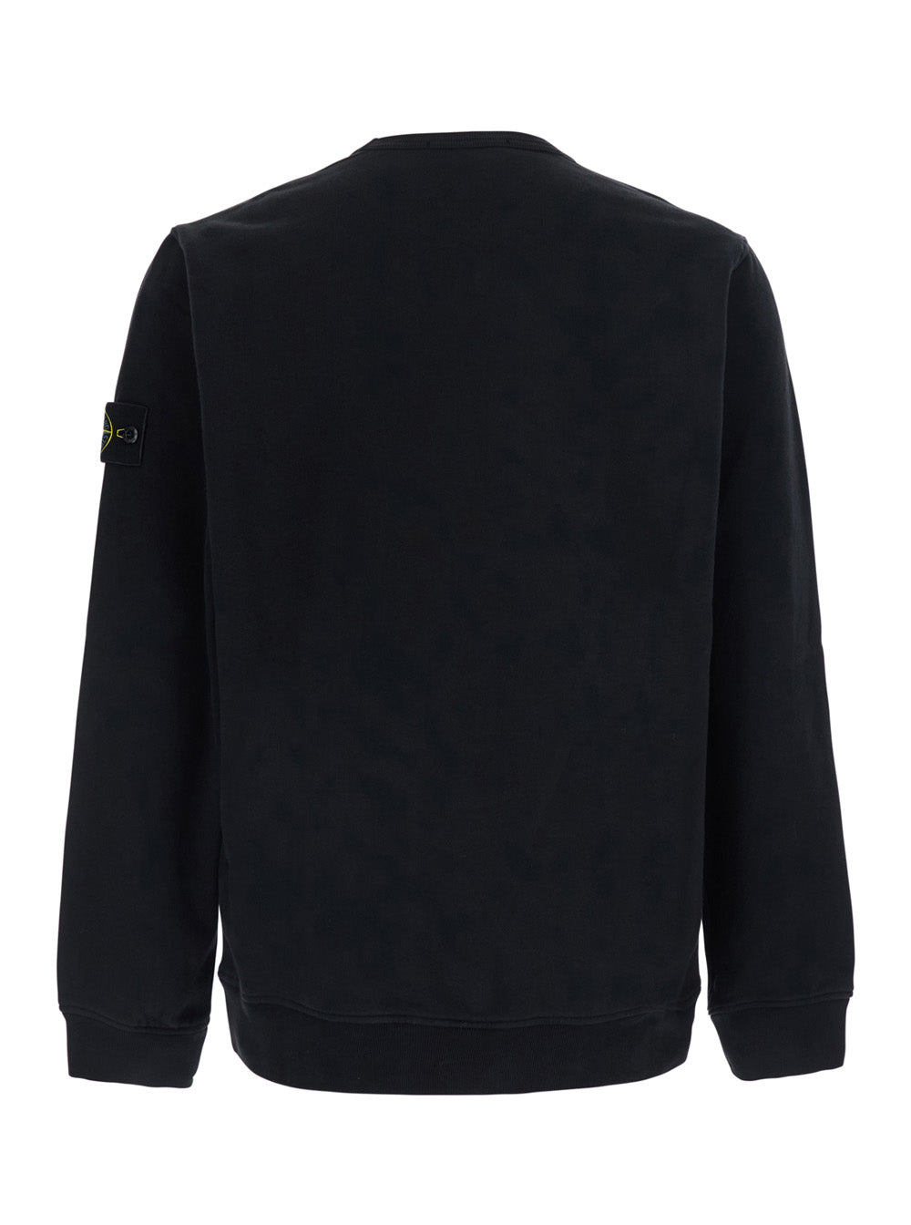 Stone Island Men High-Neck Sweatshirt With Long Sleeves In Black Organic Cotton For Men STONE ISLAND