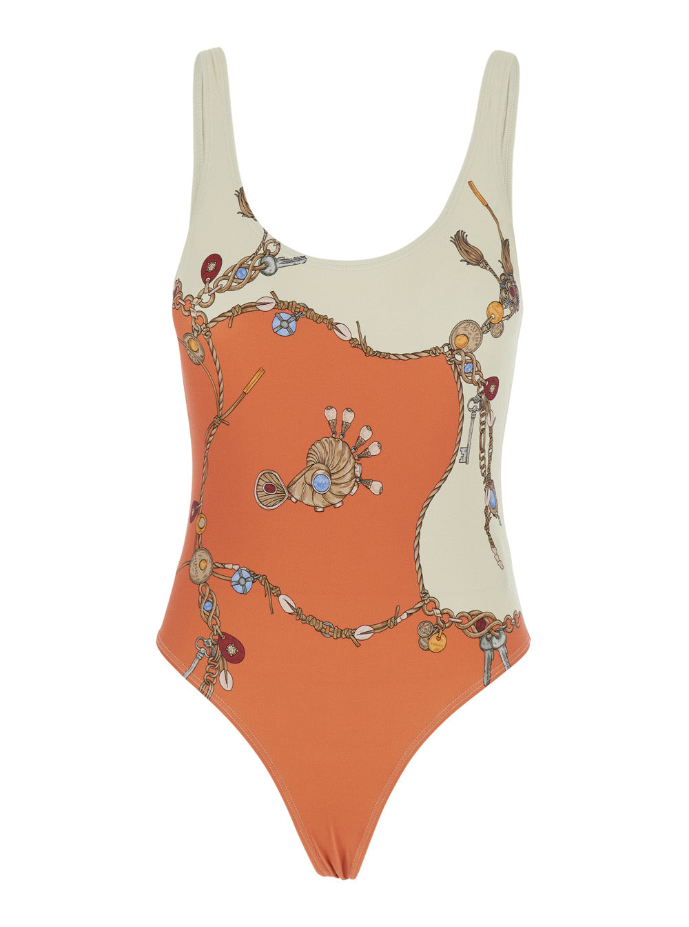 Versace Women Swimsuit Stolen Jewelry Print VERSACE