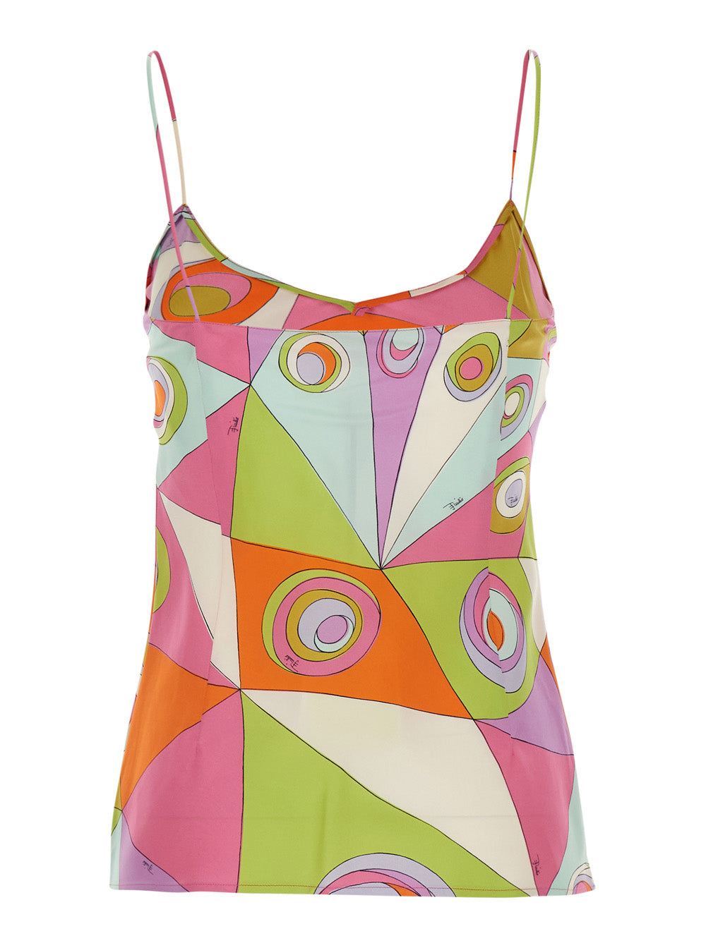 Pucci Women Top Characterized By A Lively And Refined Design In Tech Fabric Multicolor For Women PUCCI