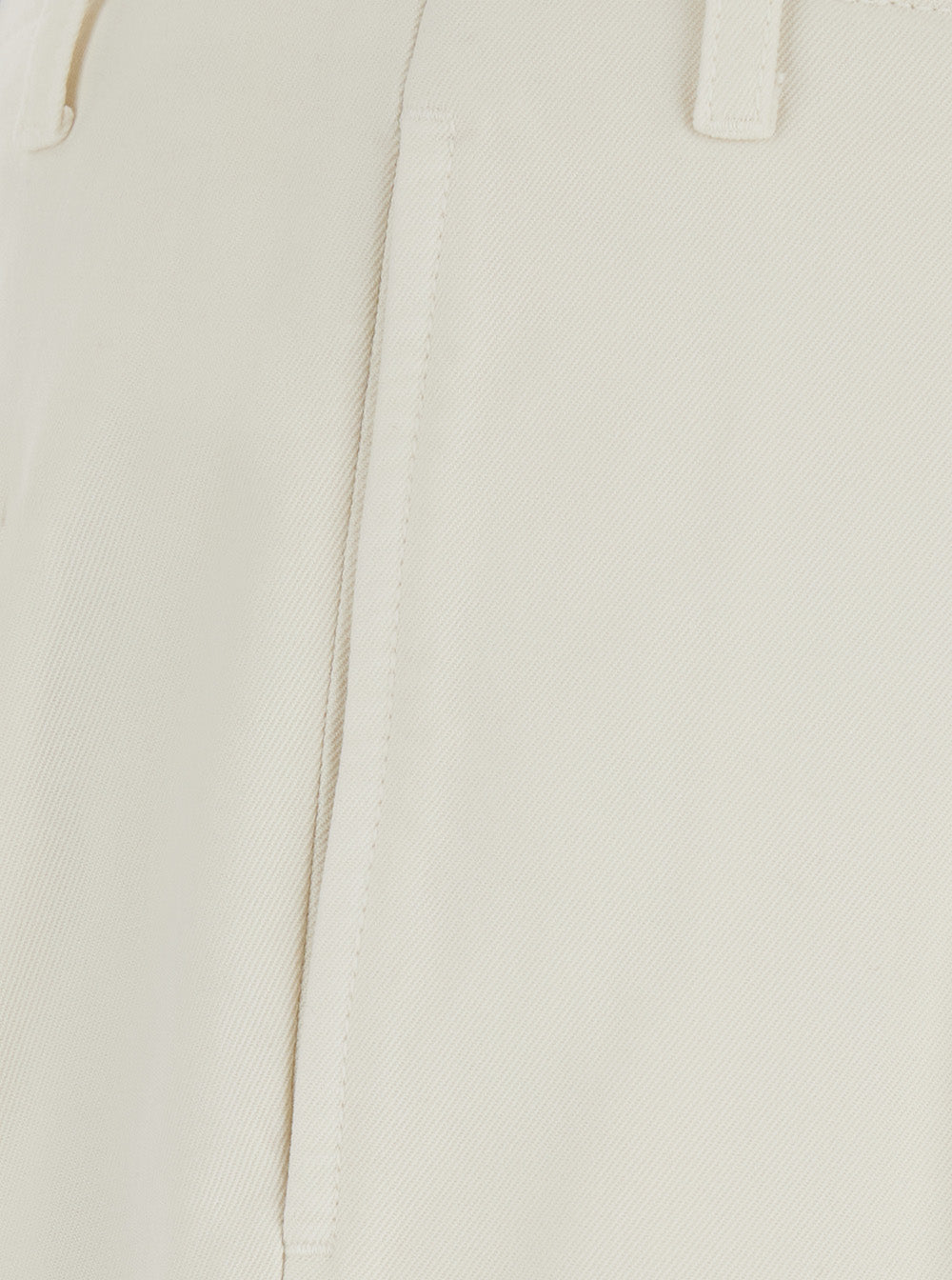 Brunello Cucinelli Men Beige Pants With Cuffed Hem In Cotton Blend For Men BRUNELLO CUCINELLI