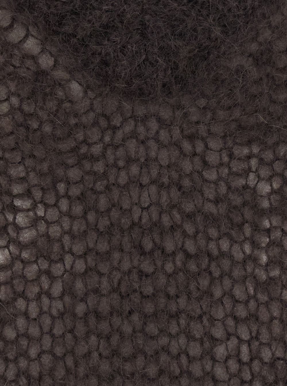 Brunello Cucinelli Women Brown Sleeveless Top With V-Neck And Monile Detail In Blend Wool For Women BRUNELLO CUCINELLI