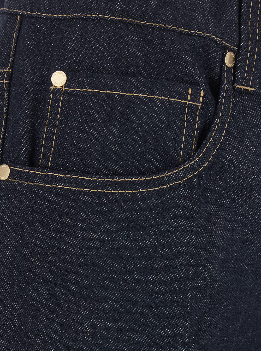 Brunello Cucinelli Women Blue Wide Leg Jeans With Monile On The Back In Denim For Women BRUNELLO CUCINELLI