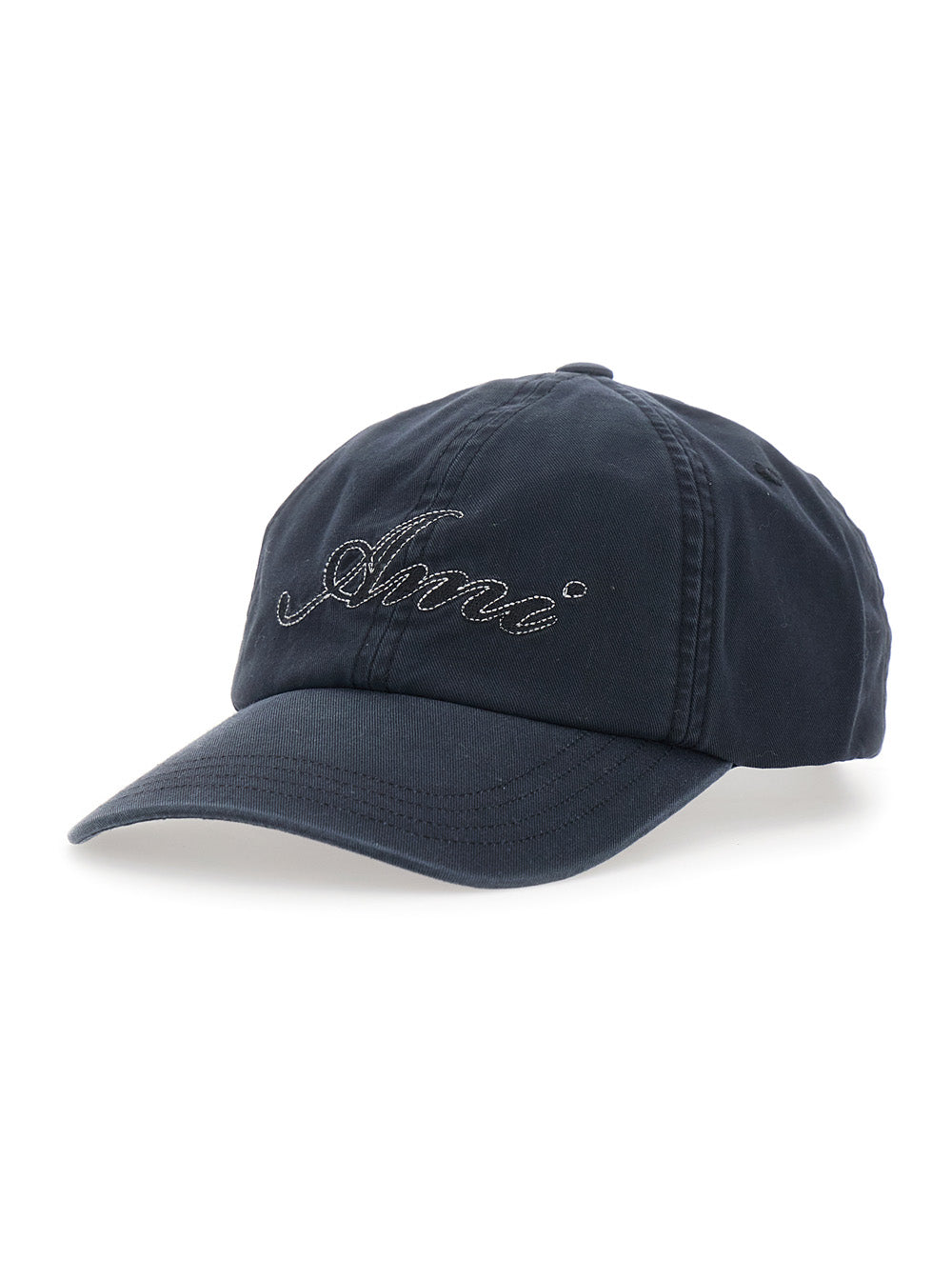 Ami Paris Men Ami Hat With Embroidery And Tech Fabric Black Unisex AMI PARIS