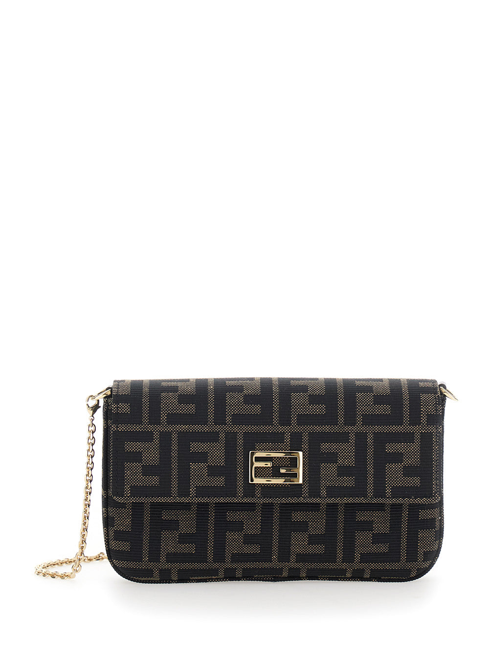 Fendi Women Wallet On Chjain Ff Jacquard FENDI