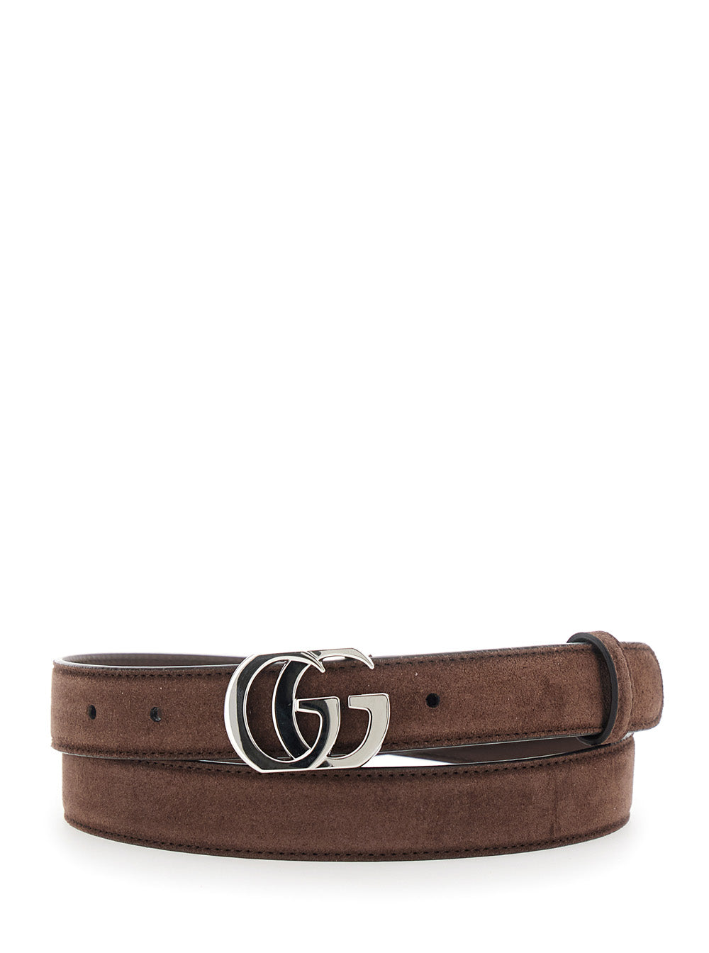 Gucci Women Suede Gg Belt GUCCI