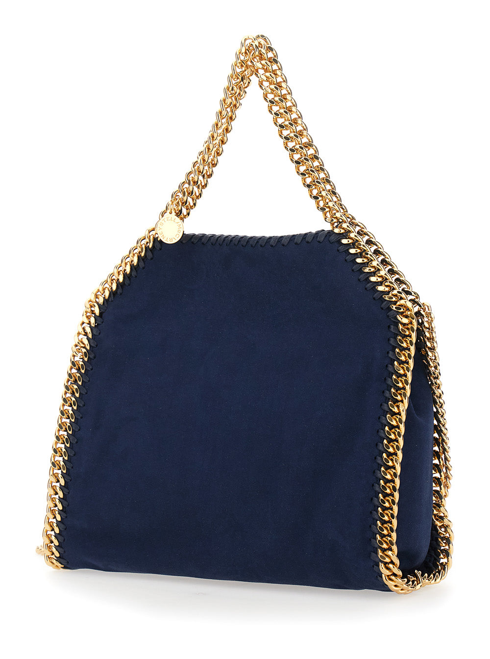 Stella Mccartney Women Falabella Mini Bag Alter Suede With Blue Suede Details And Woman STELLA MCCARTNEY