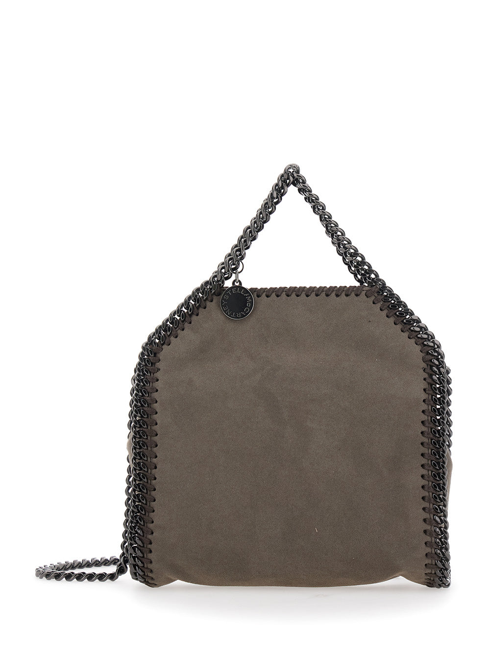 Stella Mccartney Women Falabella Tiny Tote With Tech Fabric In Brown And Unisex STELLA MCCARTNEY