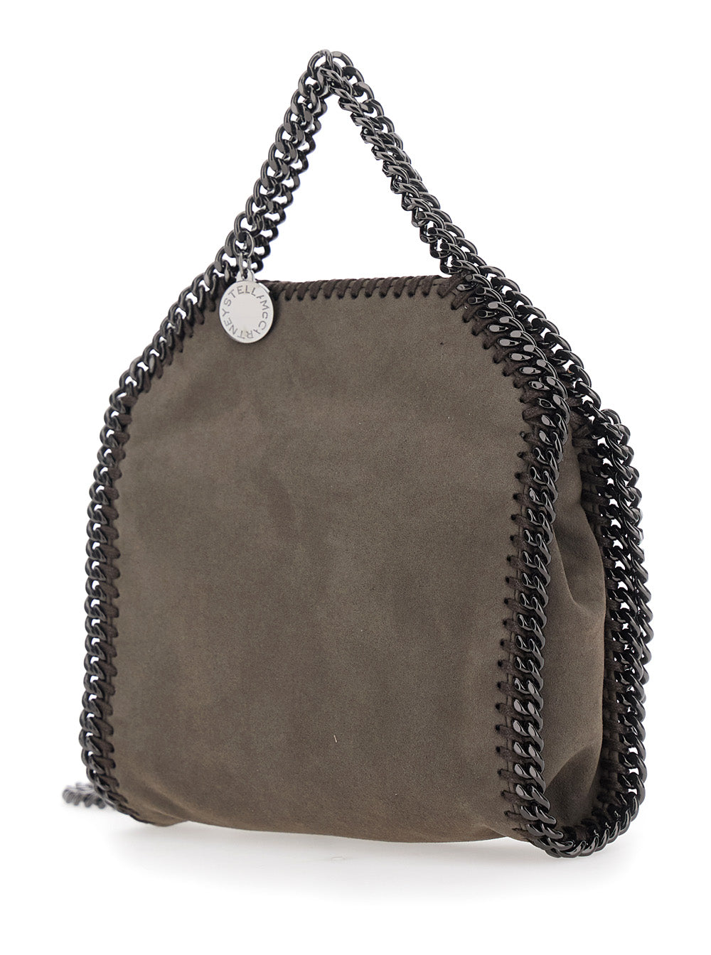Stella Mccartney Women Falabella Tiny Tote With Tech Fabric In Brown And Unisex STELLA MCCARTNEY