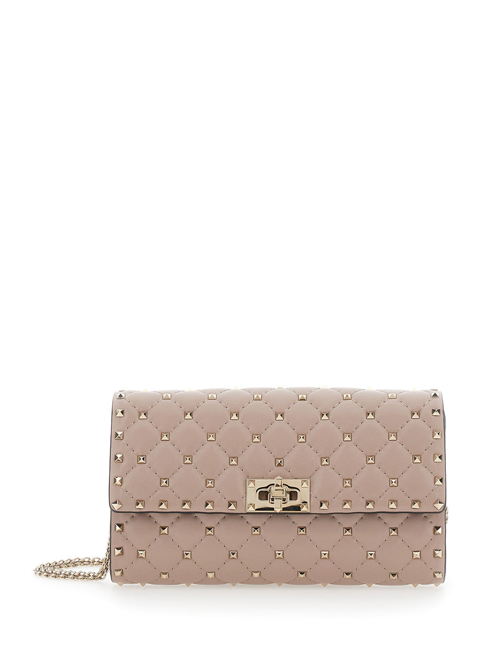 Valentino Garavani Women Shoulder Bag | Rockstud Spike | Nappa/Platinum Studs VALENTINO GARAVANI