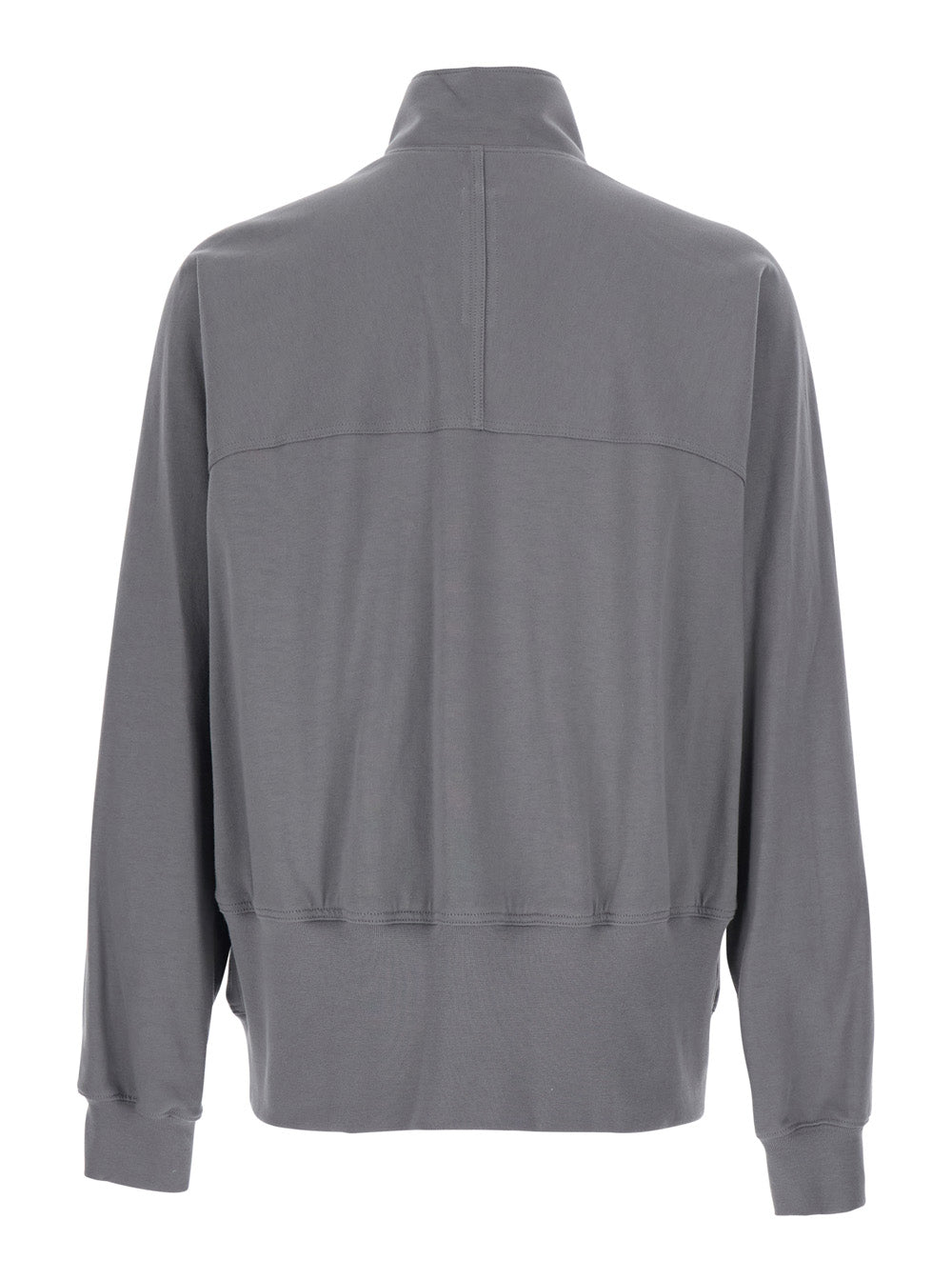 Rick Owens Men Zipfront Jogger With Zip Closure And Logo Gray Unisex RICK OWENS