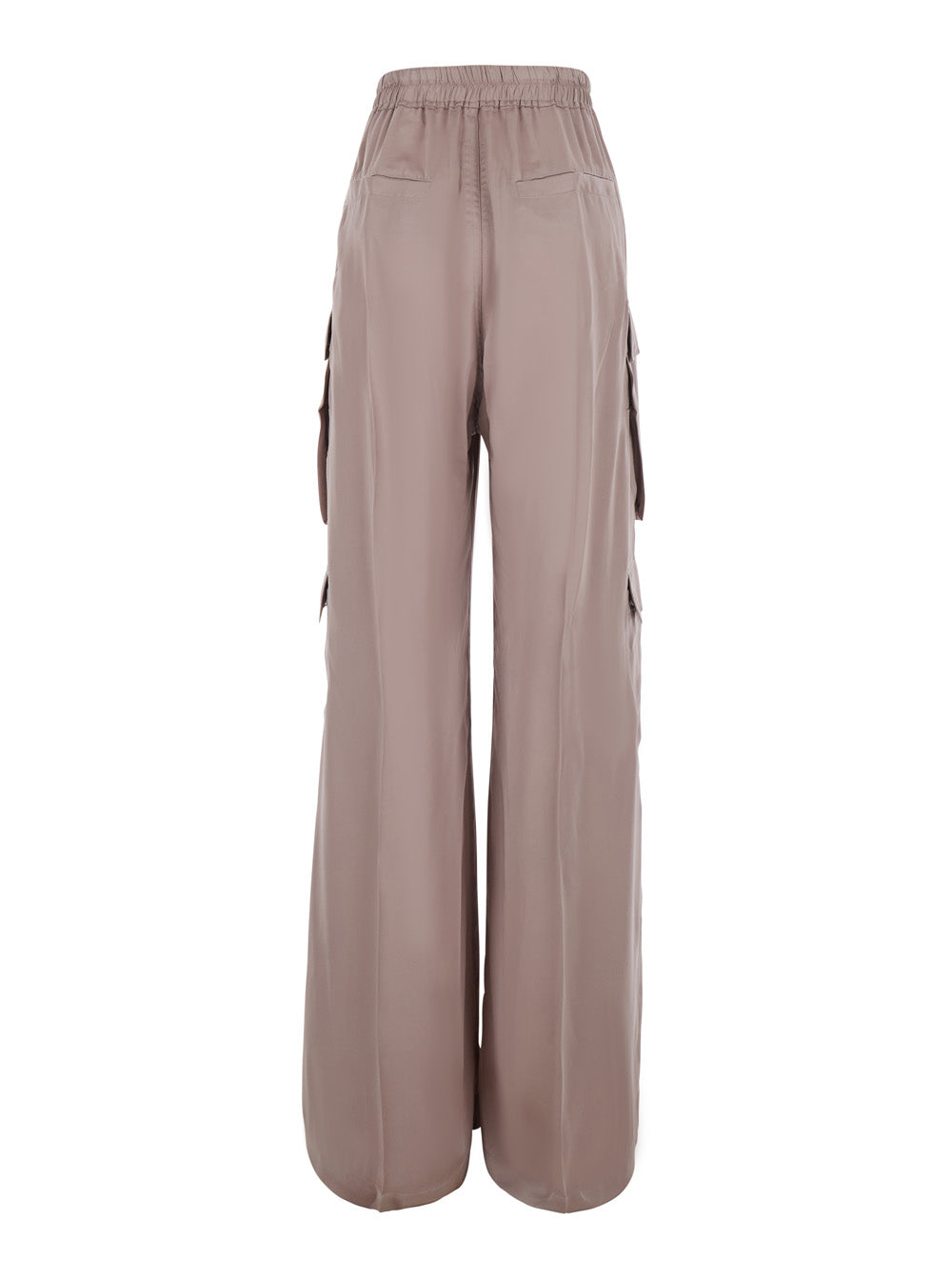 Rick Owens Women 'Belas Pink Cargo Pants With Elasticated Waistband And Drawstring And Cargo Pockets In Blend Viscose For Women RICK OWENS