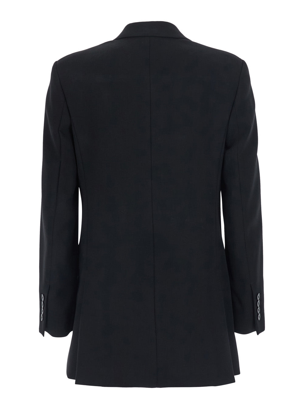 Max Mara Women Mxmosso Jacket With Collar And Long Sleeves In Tech Fabric Black Women MAX MARA