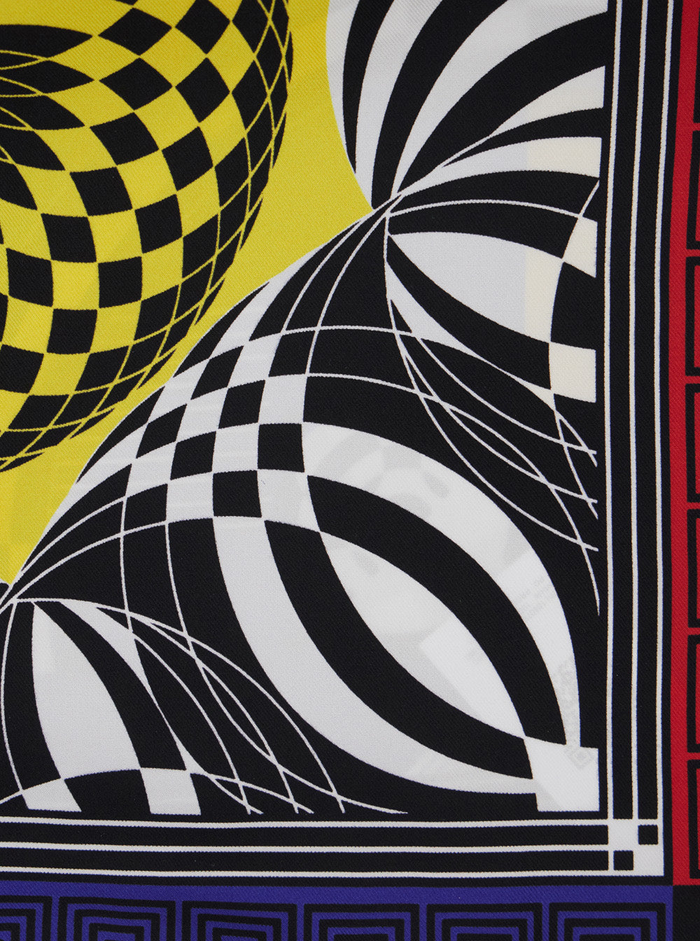 Versace Women Multicolor Square Scarf With All-Over Print In Silk For Women VERSACE