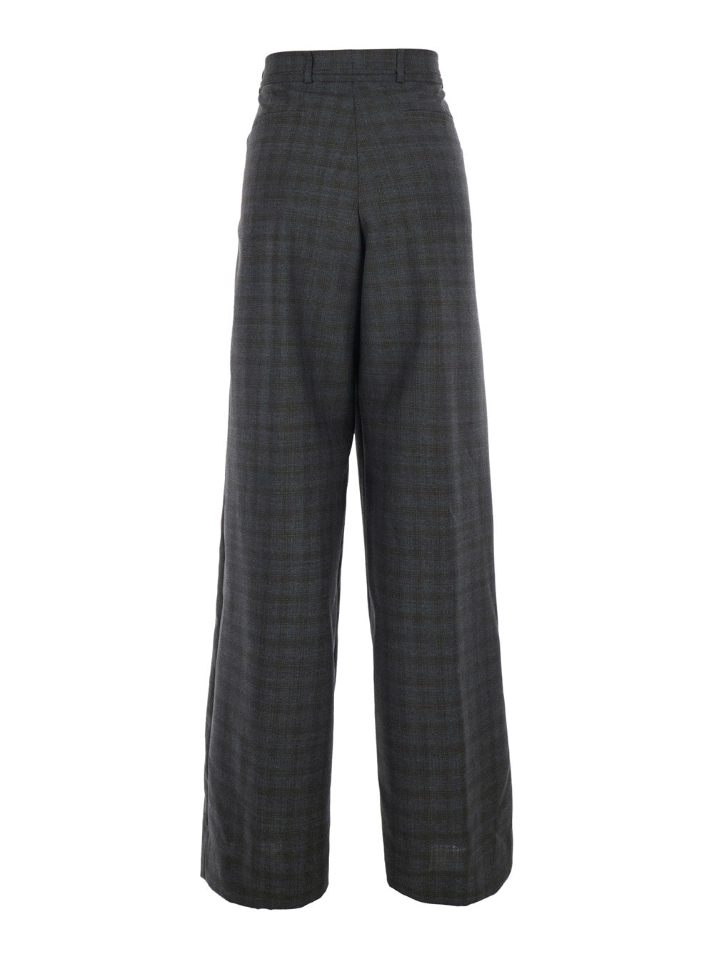 Dries Van Noten Women 'Pecha' Brown High-Waisted Pants With Striped Motif In For Women DRIES VAN NOTEN