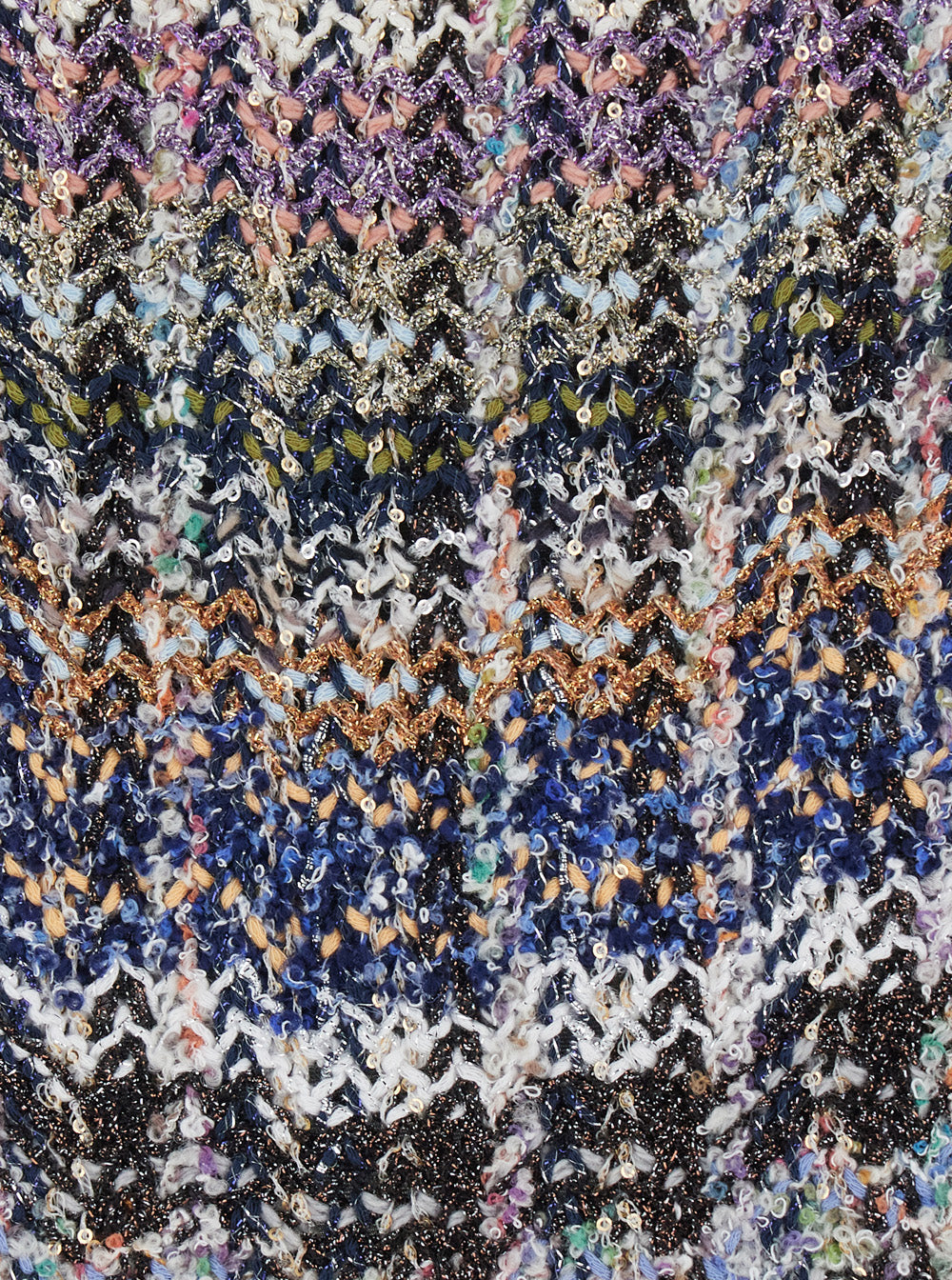 Missoni Women Multicolor Skirt With Motif And All-Over Sequins In Fabric Women MISSONI