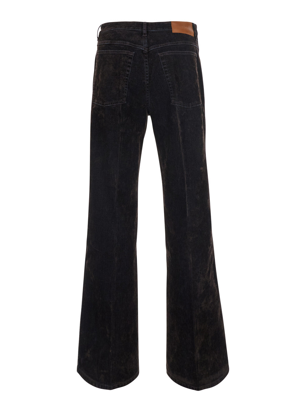 Amiri Men Brown Jeans With Logo Patch On The Back In Denim For Men AMIRI
