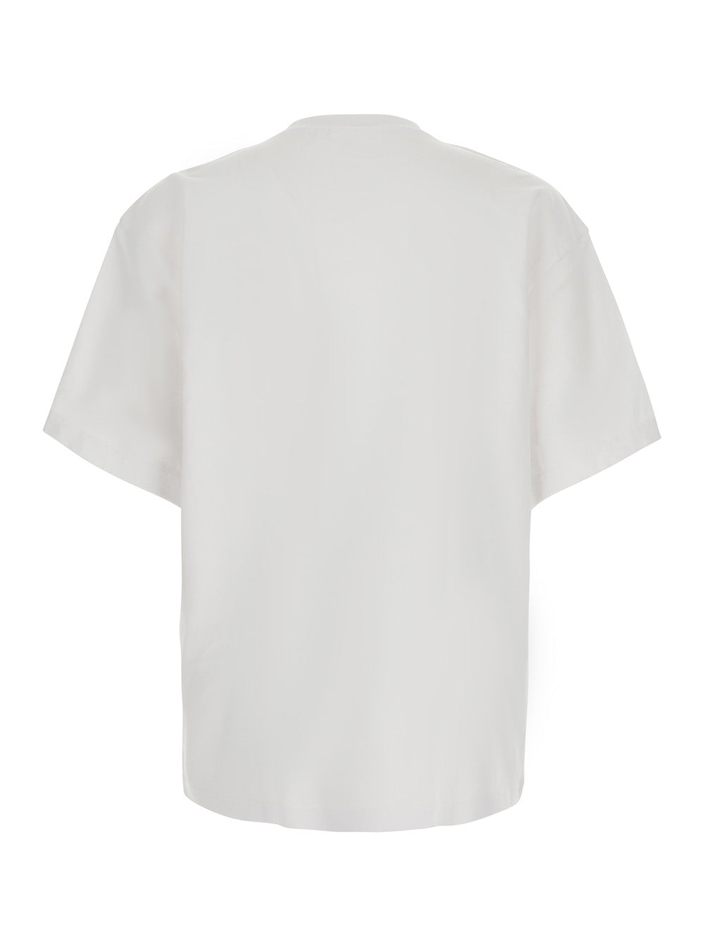 Axel Arigato Men White Round Neck T-Shirt With Logo Lettering On The Front In Cotton For Men AXEL ARIGATO