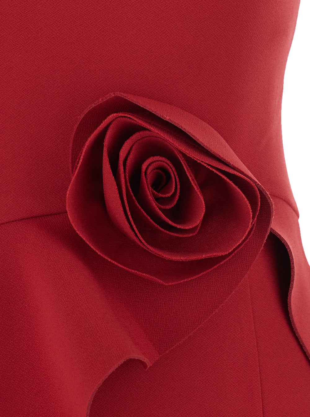 Rotate Women Long Flower Strapless Dress Characterized By A Strapless Design And Red Recycled Polyester Fabric For Women ROTATE