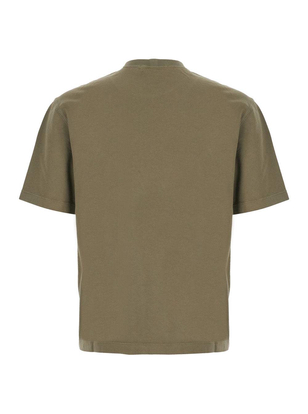 Stone Island Men Crew Neck Heavyweight With Patch And Round Collar Green Men STONE ISLAND