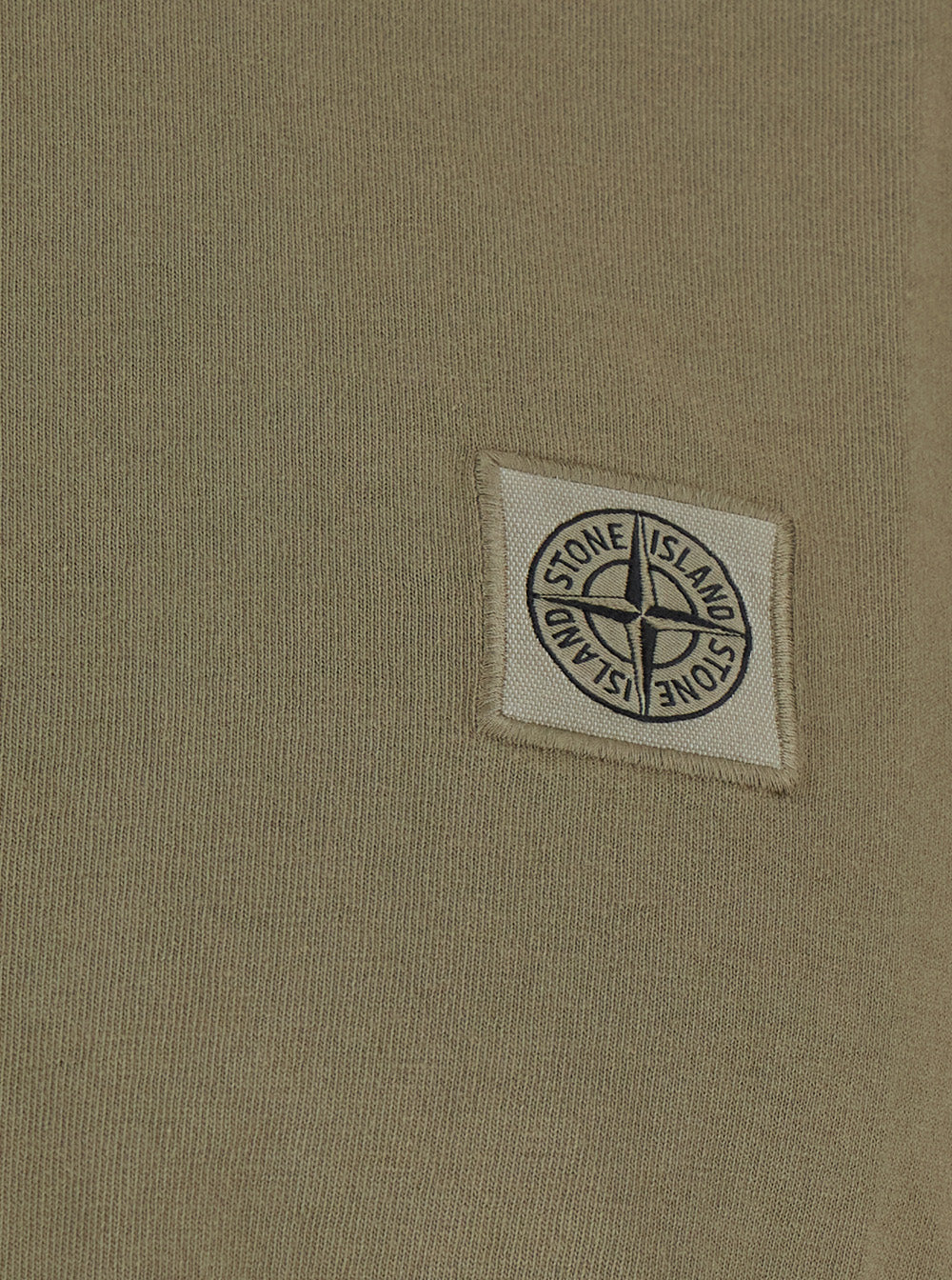 Stone Island Men Crew Neck Heavyweight With Patch And Round Collar Green Men STONE ISLAND