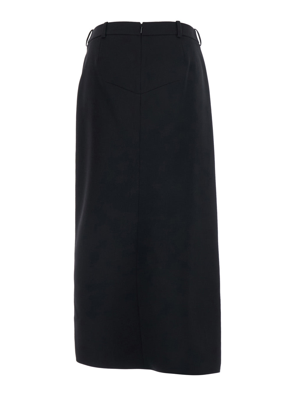Givenchy Women Black Skirt With Slashed Details. In Wool. Women. GIVENCHY