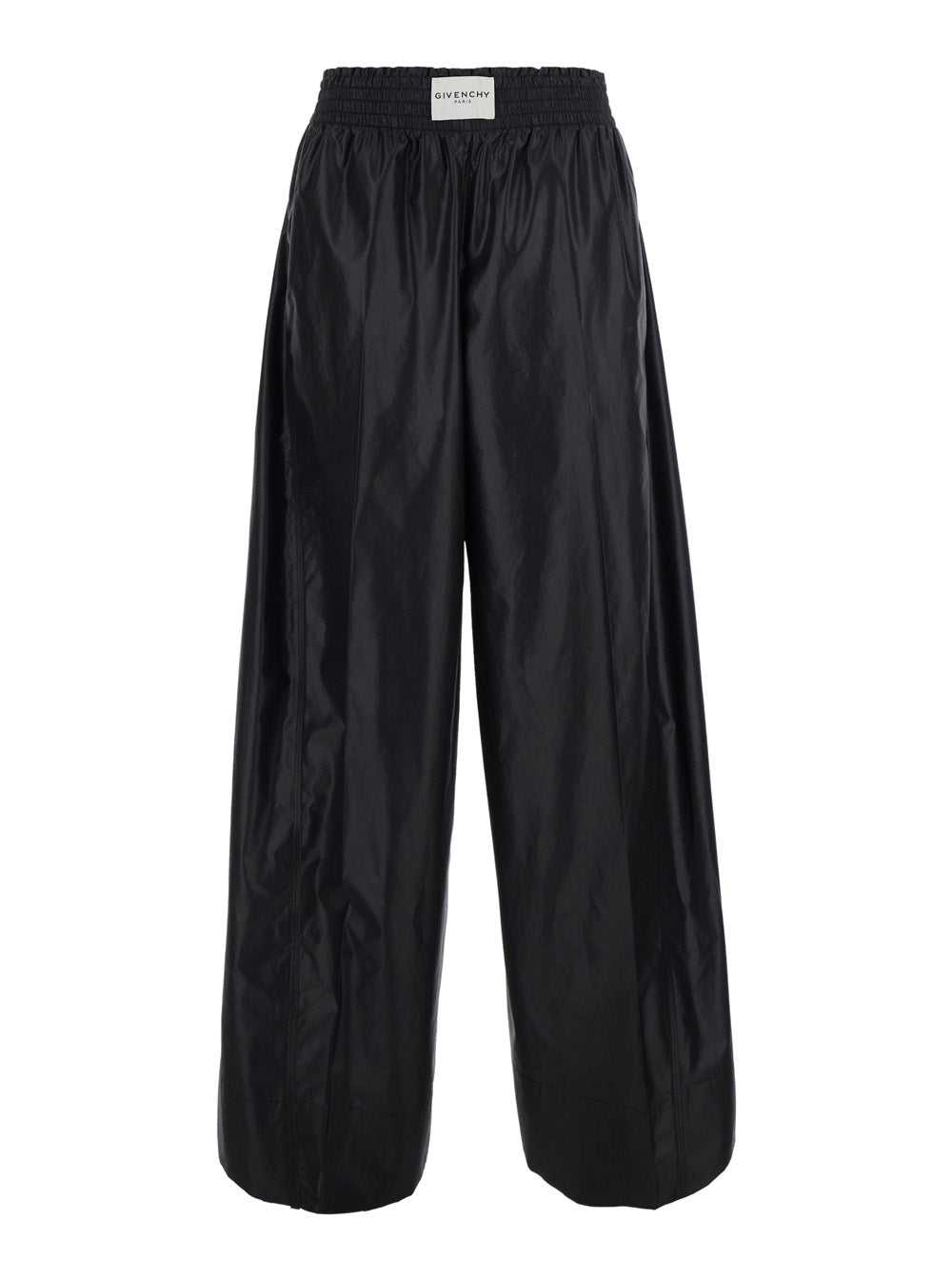 Givenchy Women Pants With Elastic Band In Black Tech Fabric For Women GIVENCHY