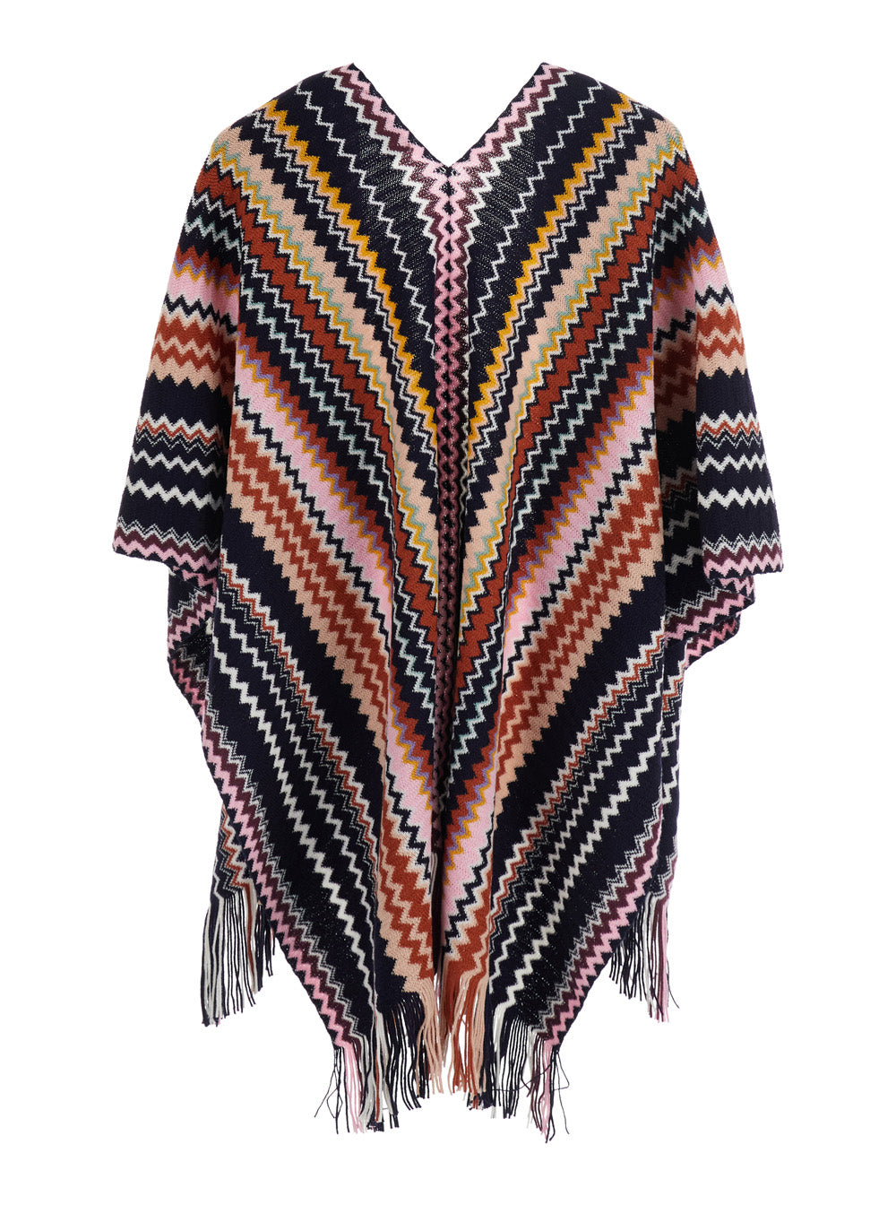Missoni Women Cape With Hood And Long Sleeves In Tech Fabric Multicolor Women MISSONI