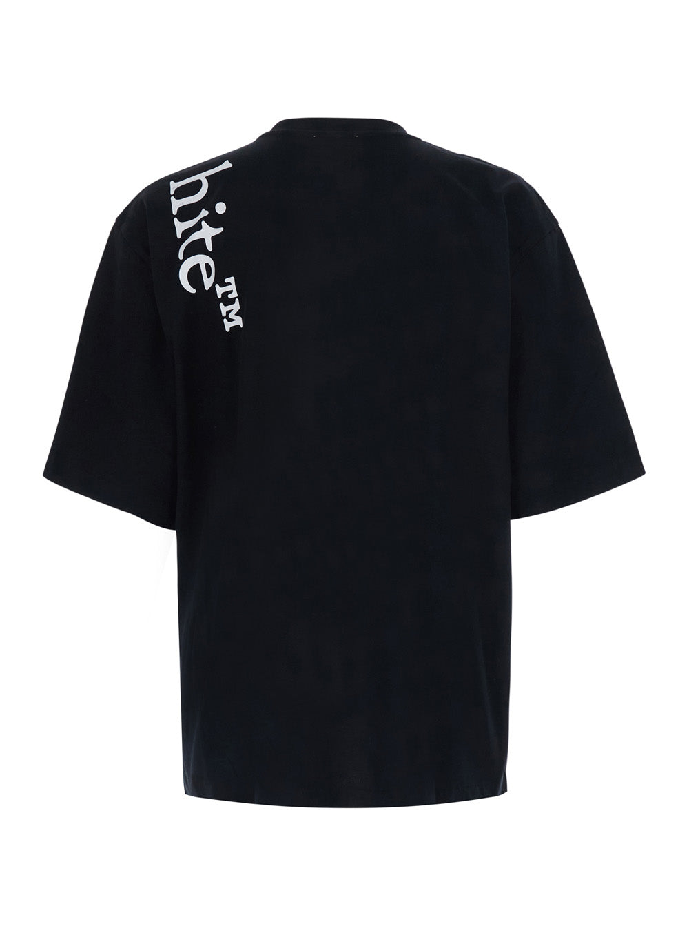 Off-White Men Tshirt Vertical Bookish With Logo And Patch In Black Cotton Unisex OFF-WHITE