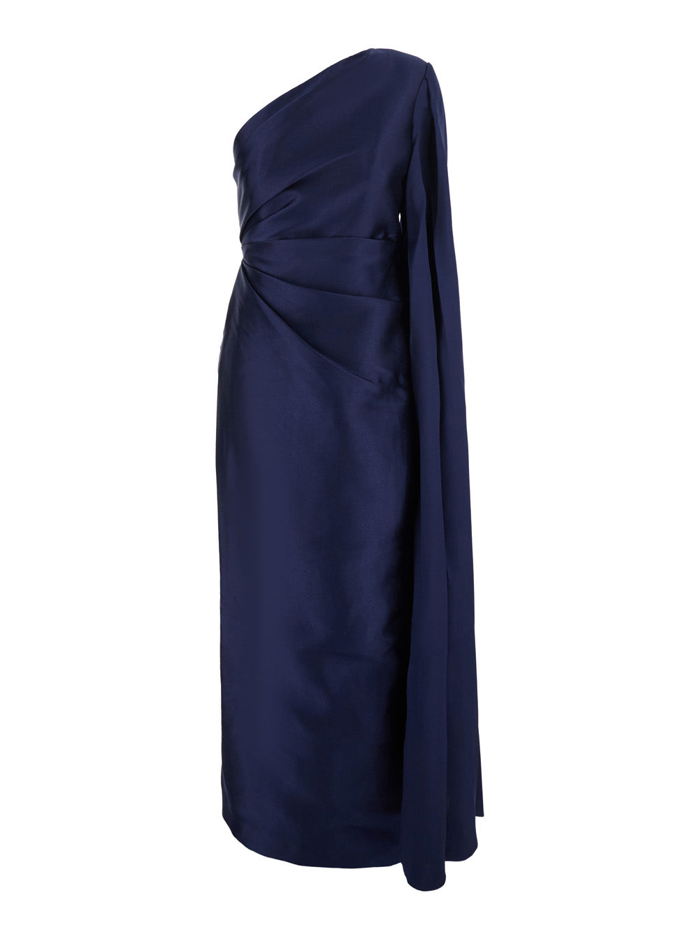 Solace London Women Dress 'Veya Maxi Dress' Blue With V-Neck And Long Sleeves In Polyester For Women SOLACE LONDON