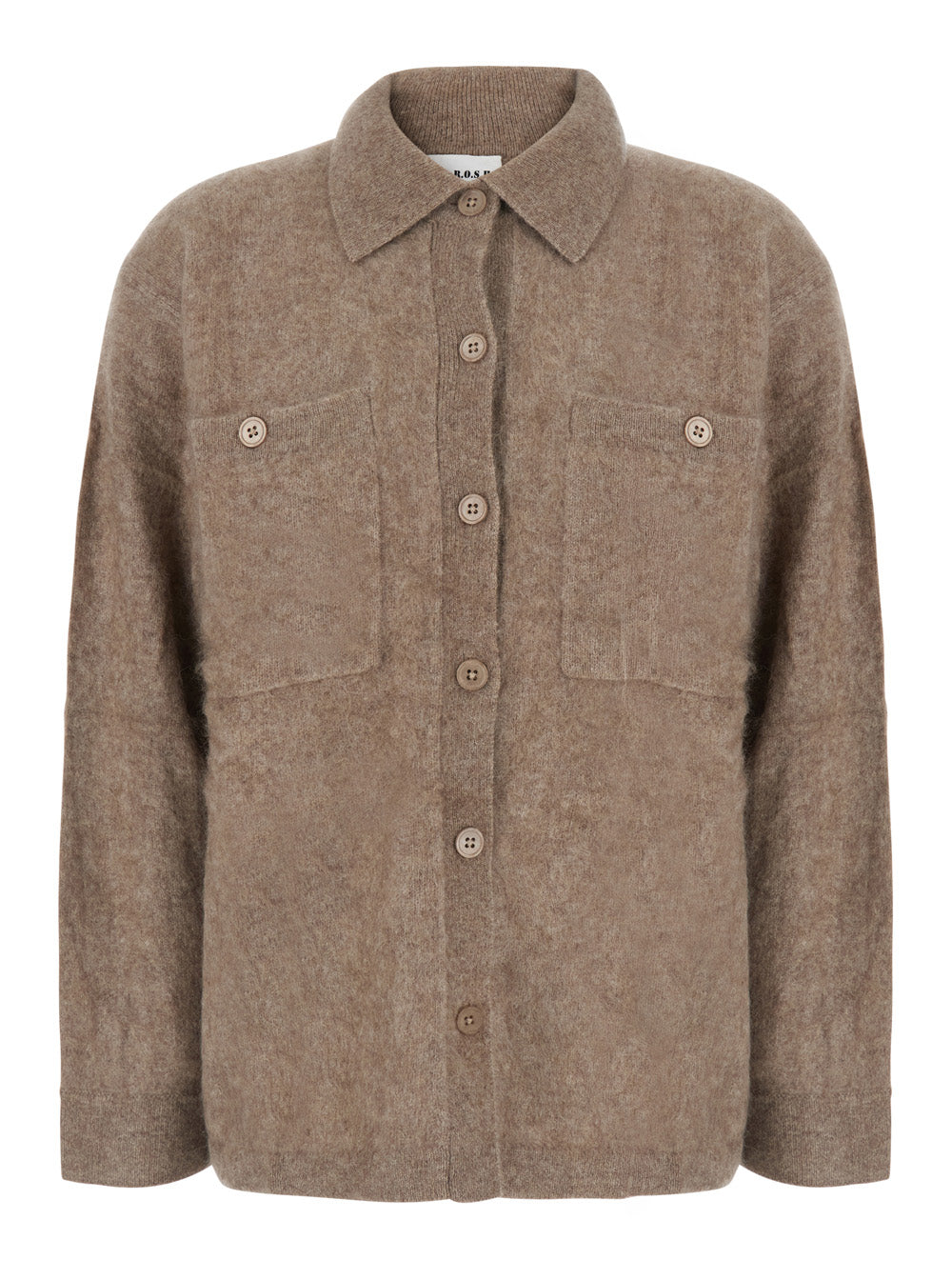 P.A.R.O.S.H. Women Yiak Cardigan With Gray Wool And Yak For Women P.A.R.O.S.H.