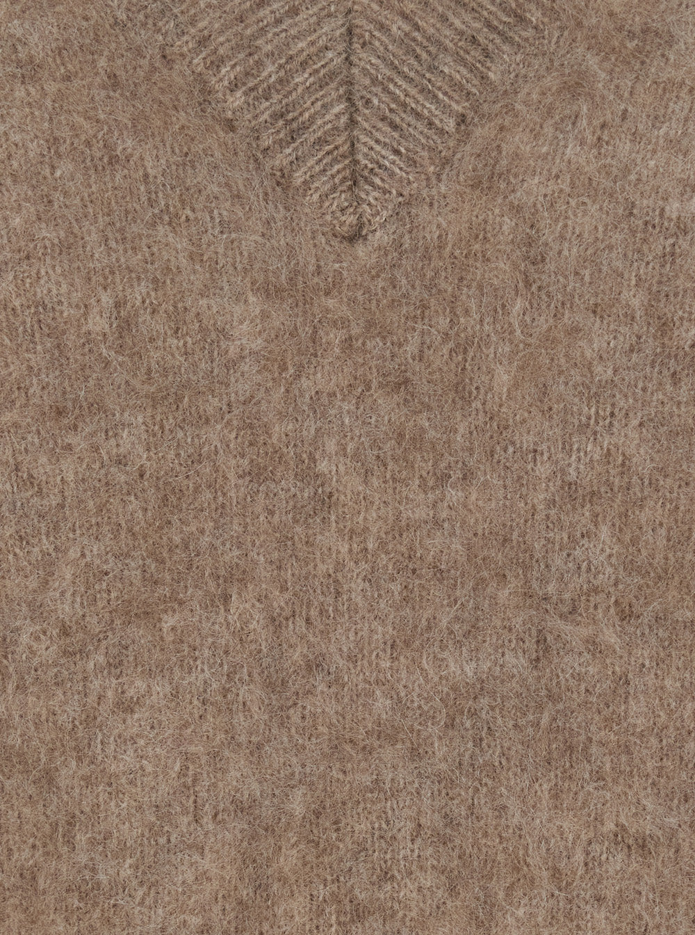 P.A.R.O.S.H. Women Yiak V Neck Pull Is A Sweater With A V-Neck And Long Sleeves In Wool And Yack In Beige For Women P.A.R.O.S.H.