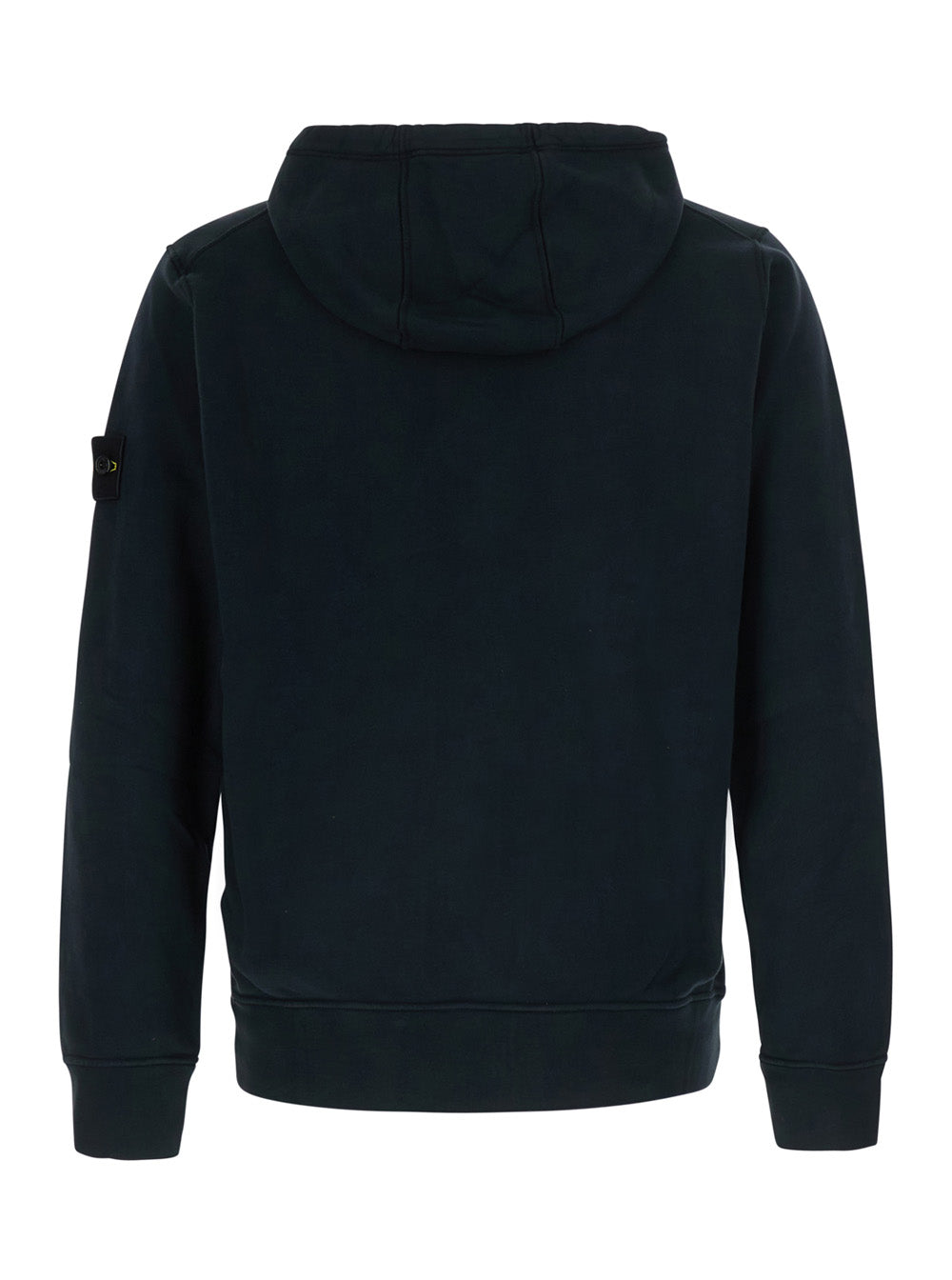 Stone Island Men Sweatshirt With Patch And Zip Closure In Tech Fabric Blue Unisex STONE ISLAND