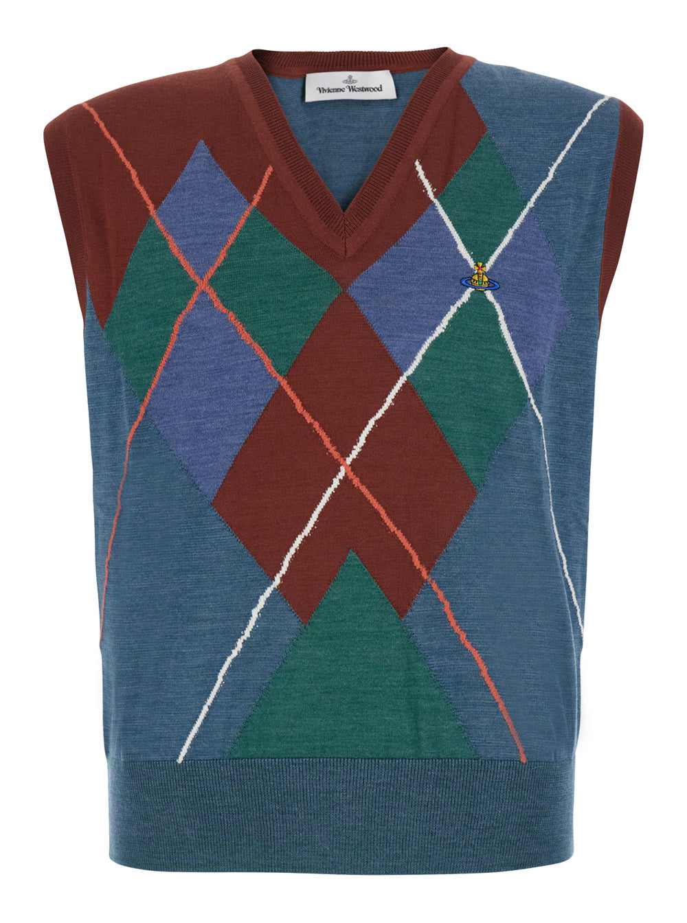 Vivienne Westwood Men Argyle Vest VIVIENNE WESTWOOD