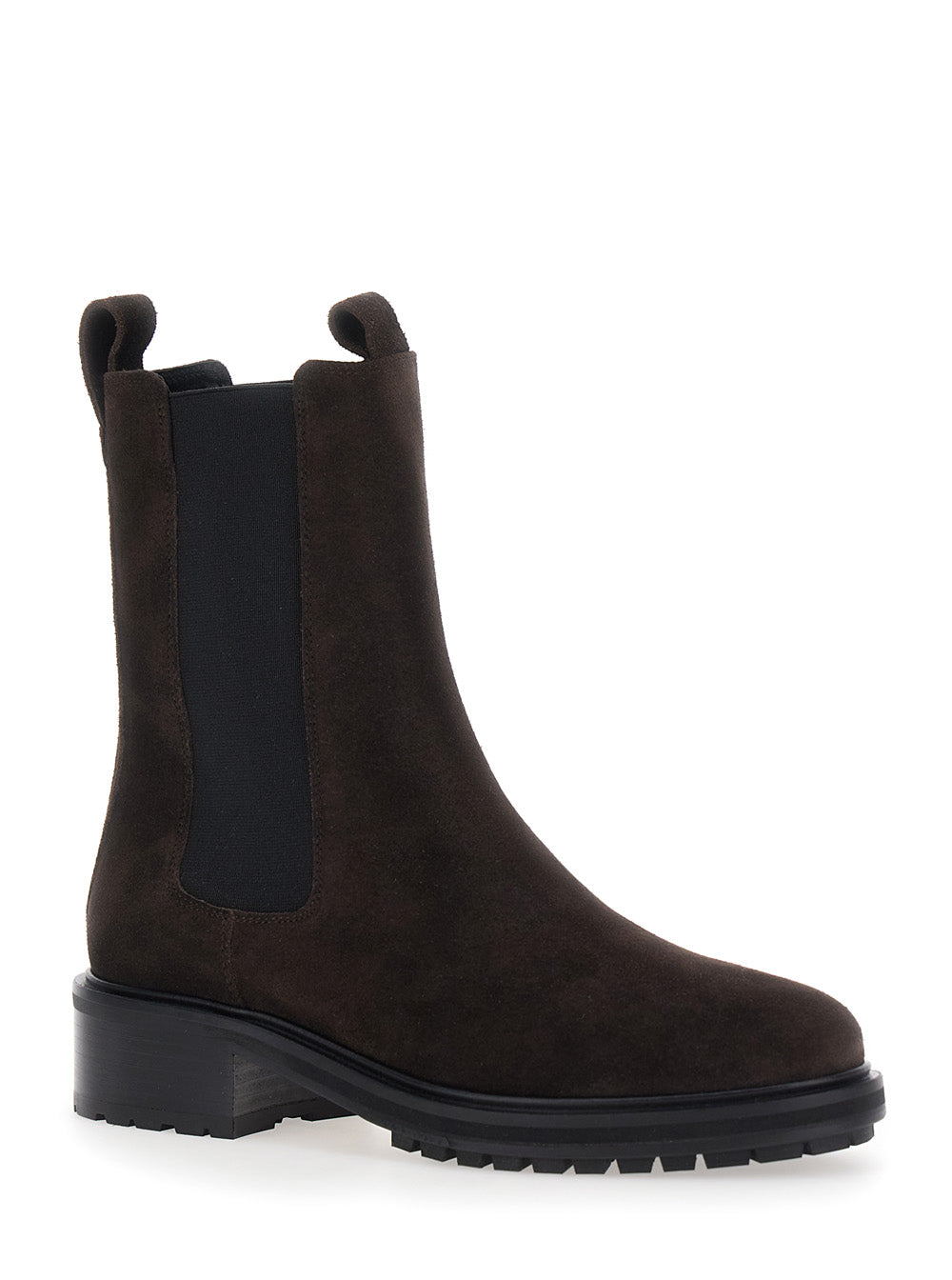 Aeyde Women Boots Jack Cow Suede Leather With Suede And Brown For Women AEYDE