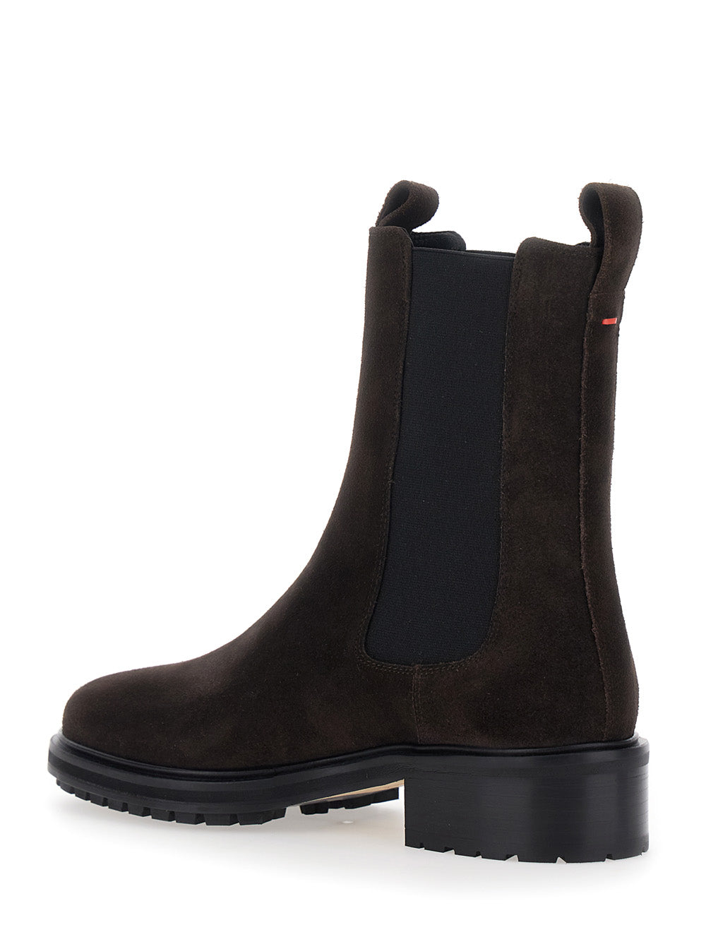 Aeyde Women Boots Jack Cow Suede Leather With Suede And Brown For Women AEYDE