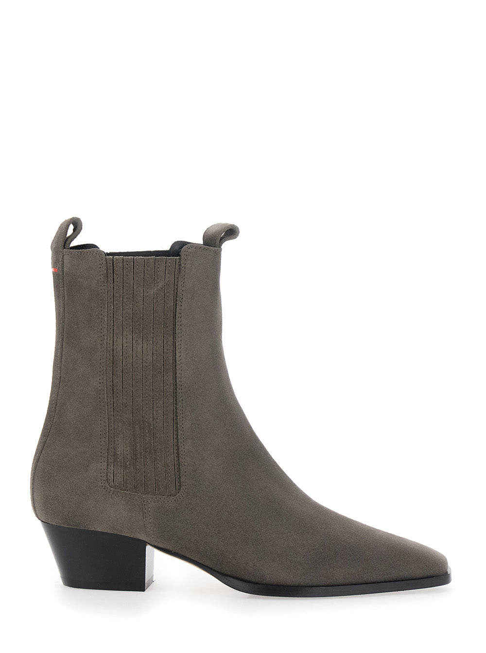 Aeyde Women Agata Cow Suede Leather Ankle Boots In Suede And Brown For Women AEYDE