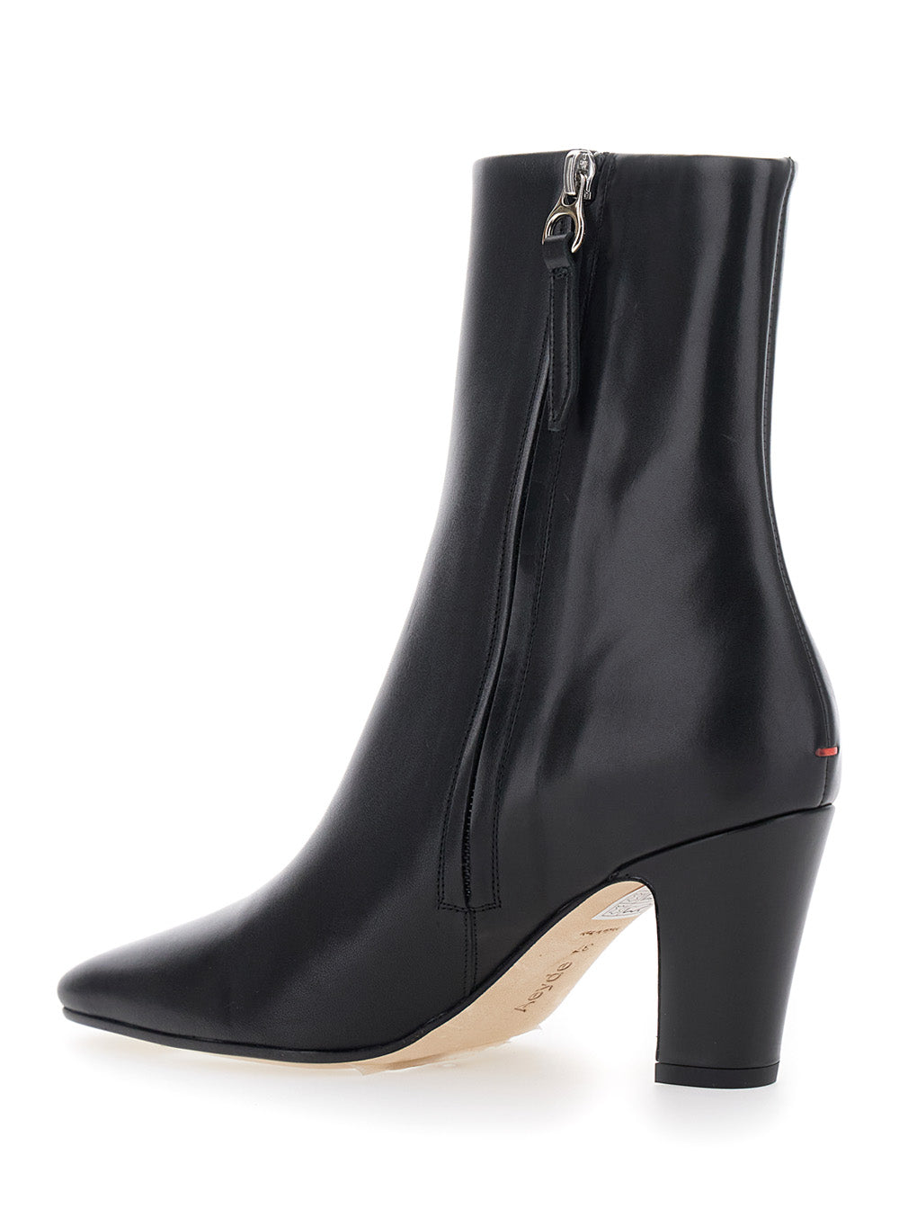 Aeyde Women Black Calfskin Maris Ankle Boots Unisex AEYDE
