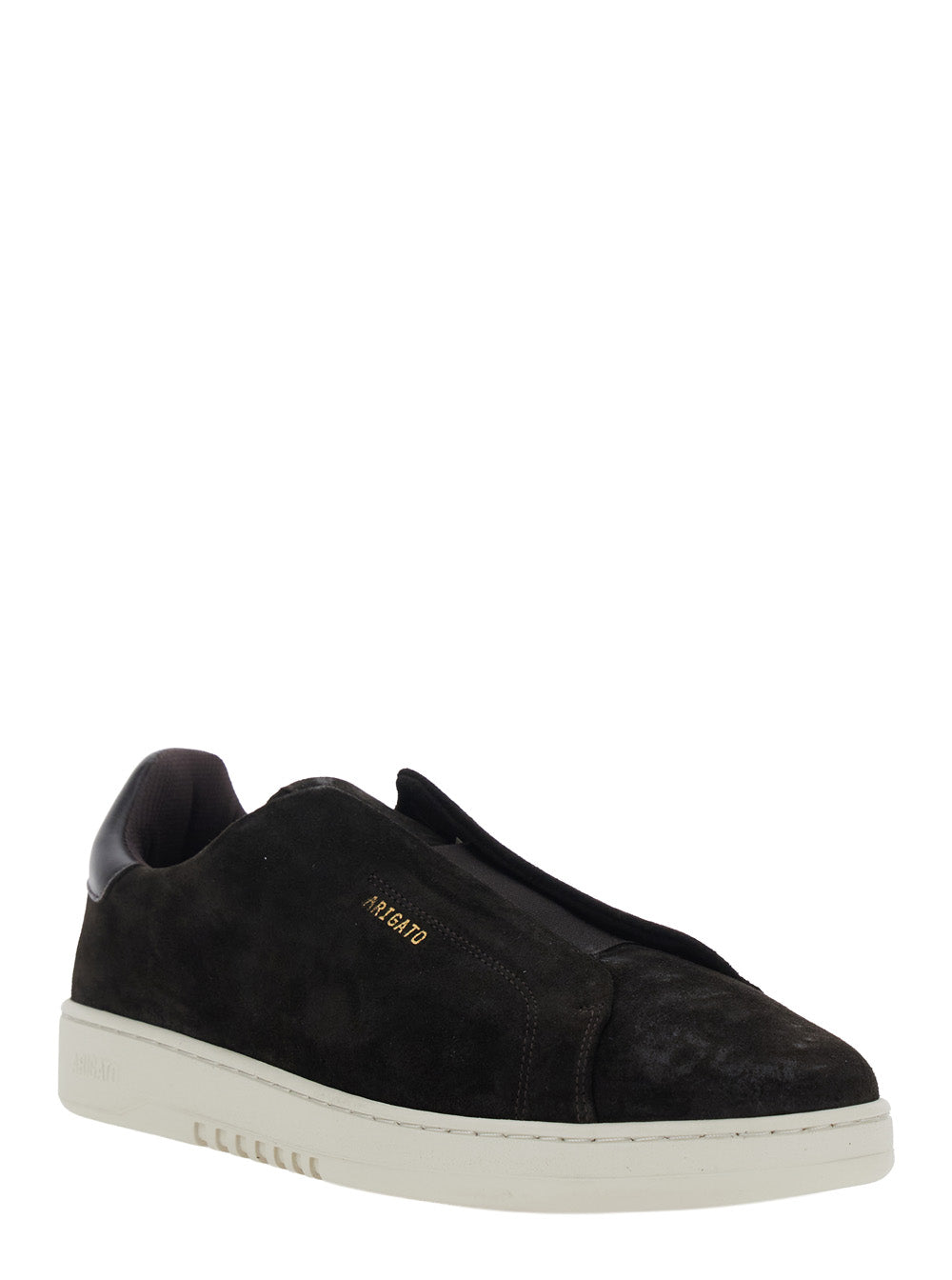 Axel Arigato Men Dice Laceless Sneaker With Rubber Sole And Leather Upper Brown Men AXEL ARIGATO