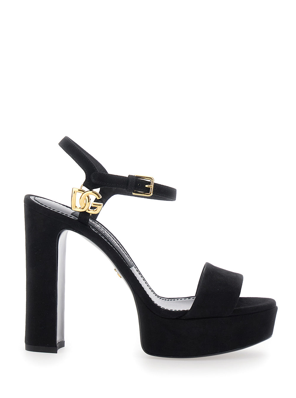 Dolce & Gabbana Women Plateau Suede Sandal 90 DOLCE & GABBANA