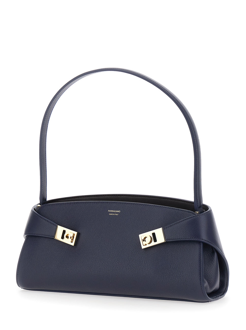 Ferragamo Women Shoulder Bag 'Hug' With Blue Leather Details For Women FERRAGAMO